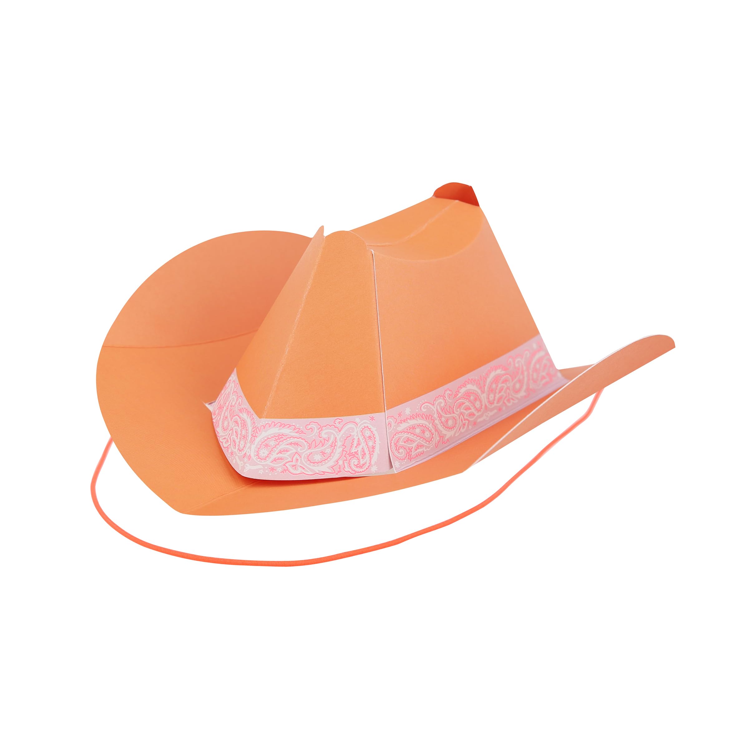 Meri Meri Mini Cowboy Party Hats (Pack of 8), Paper Birthday Party Hats, 8 Stylish Colors, Ages 3+, Cowboy Western Party Decorations, 7.25" x 2.75" x 7.5" - Image 6