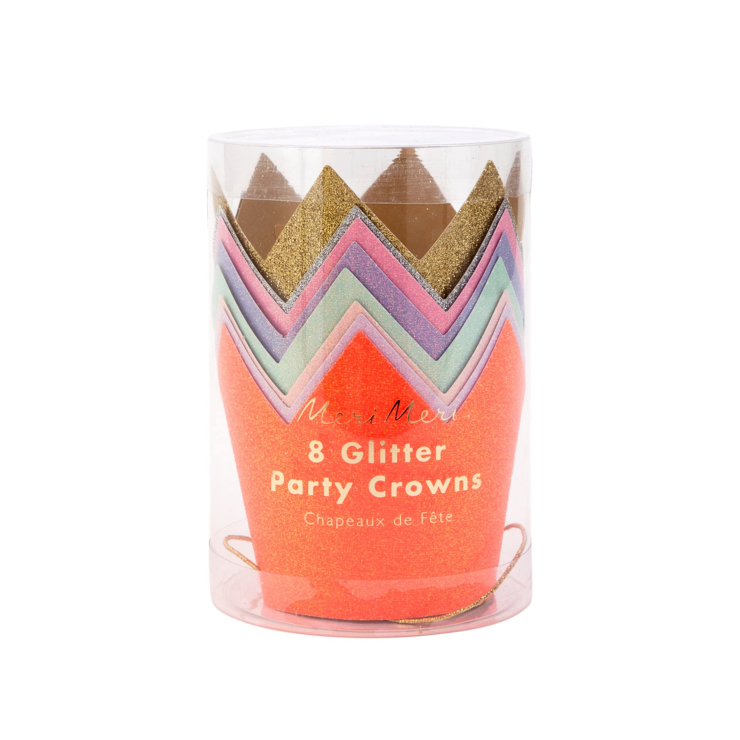 Meri Meri Mini Glitter Party Crowns (Pack of 8) - Image 3