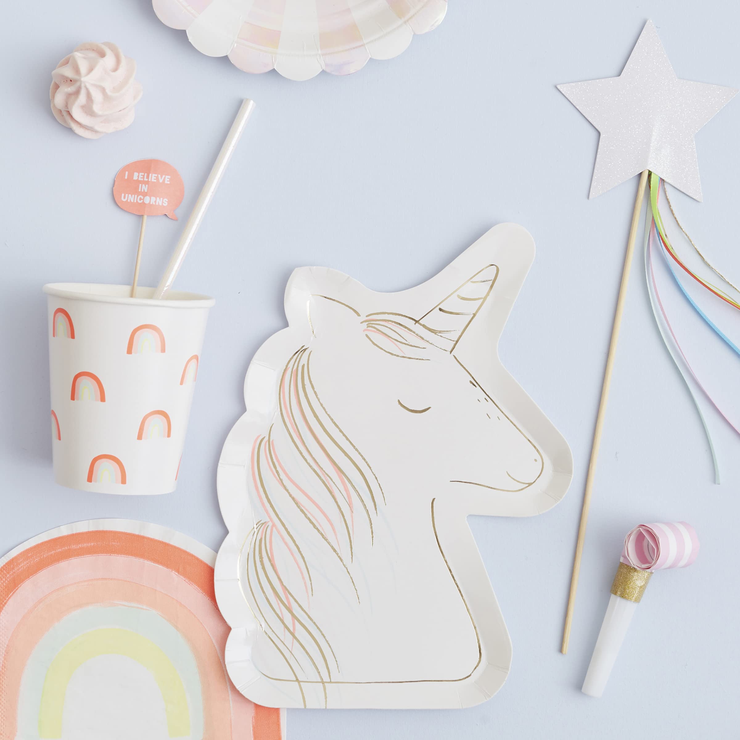 Meri Meri, Mini Rainbow Cups, Birthday, Party Decorations - Image 4