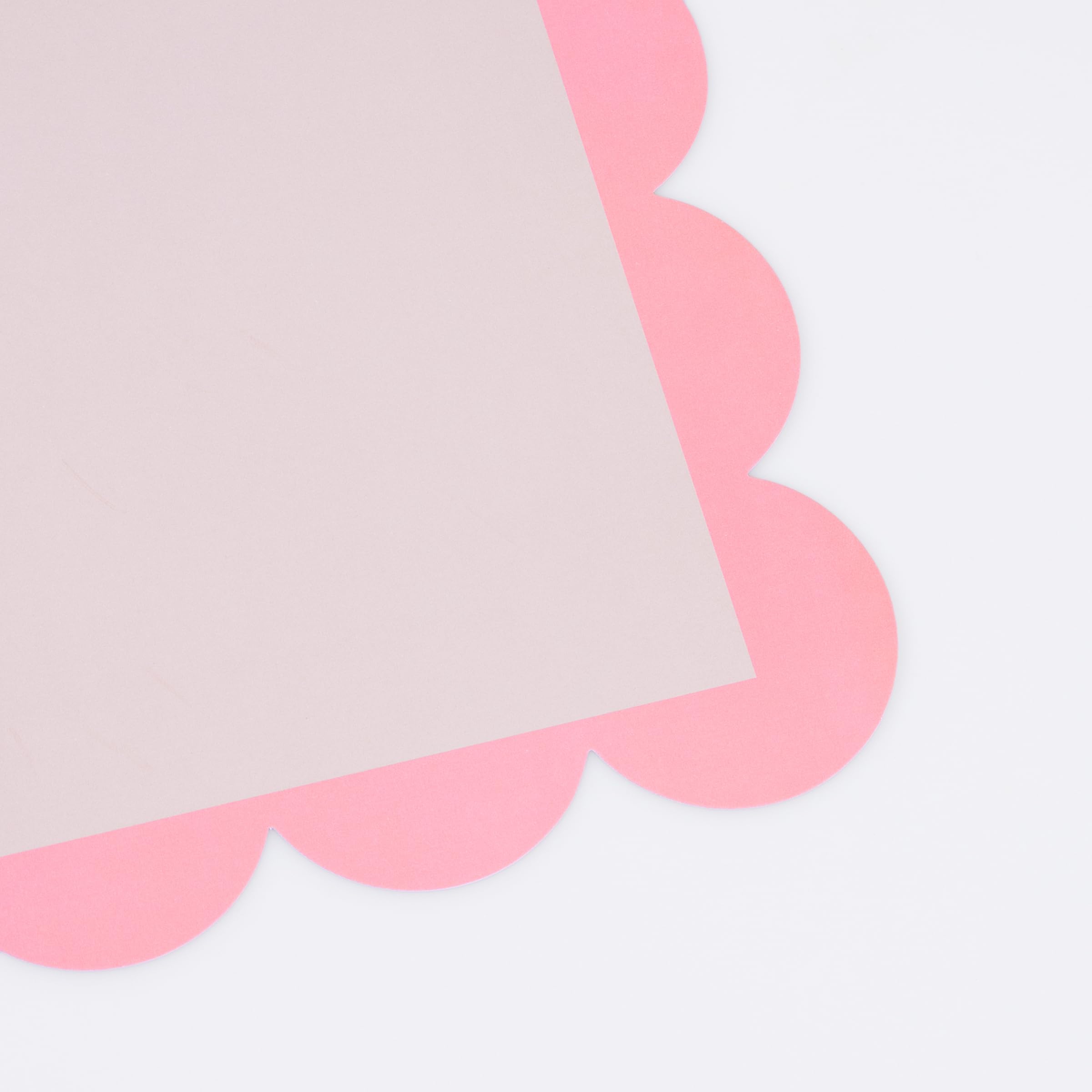 Meri Meri Mixed Color Scalloped Placemats (Set of 12), Disposable Paper Placemats, 8 Bright Colors, Birthdays, Dinner Parties, Garden Parties, 16.25" x 11.75" - Image 3