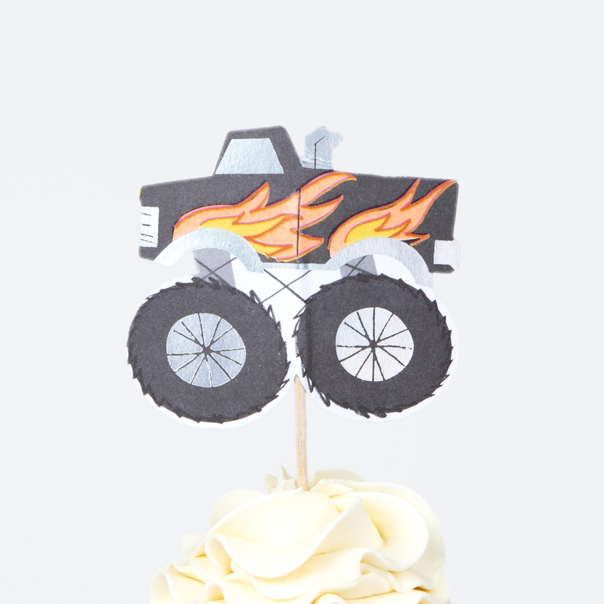 Meri Meri Monster Truck Cupcake Kit (Pack of 24), Includes Cake Toppers and Cupcake Cases, Birthday Party Decorations, Kids & Adults - Image 4