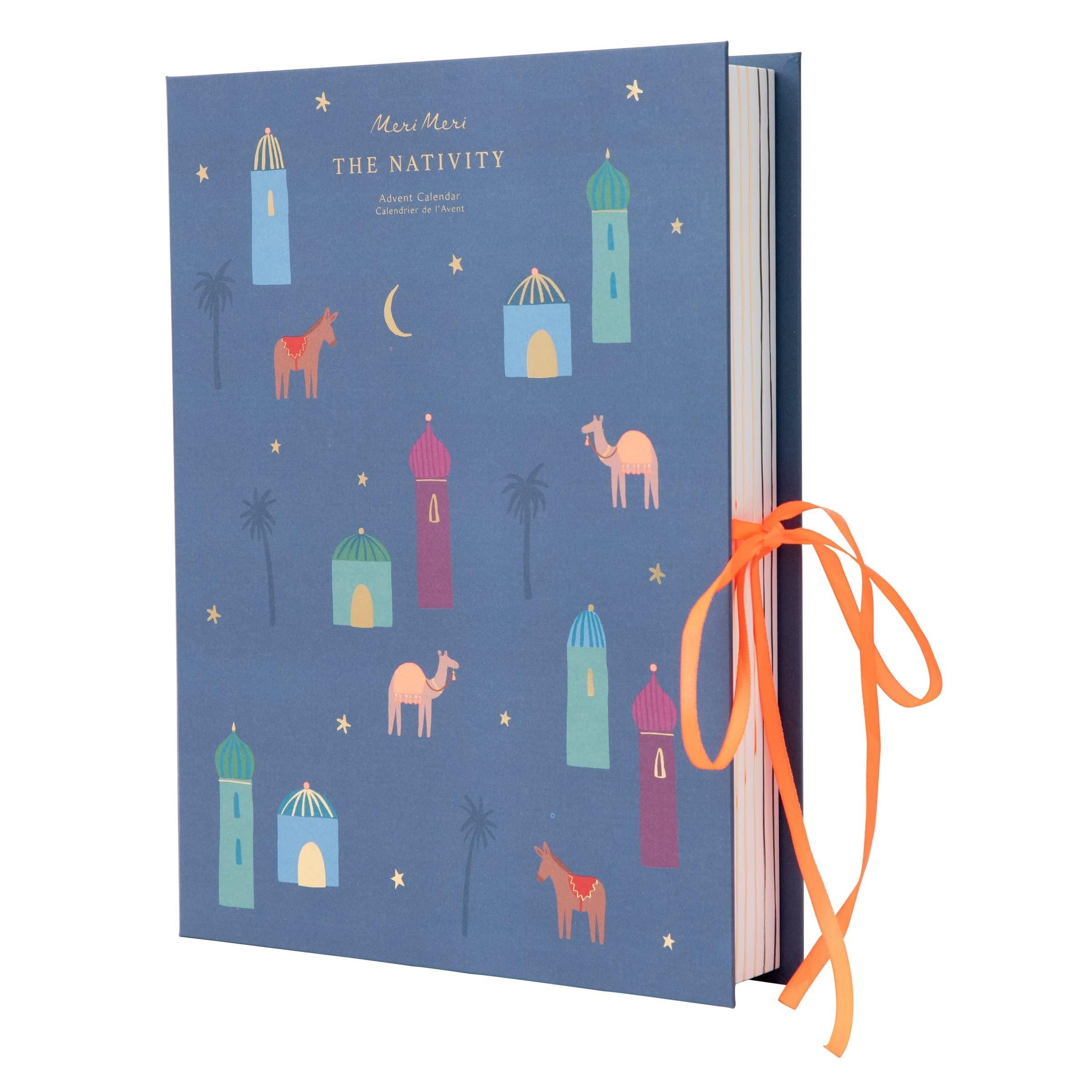 Meri Meri Nativity Paper Craft Advent Calendar (Pack of 1), Ages 3+, Pack Dimensions 9.5" x 12.75" x 1.75", Christmas Story Advent Calendar, Christmas Countdown Calendar - Image 4
