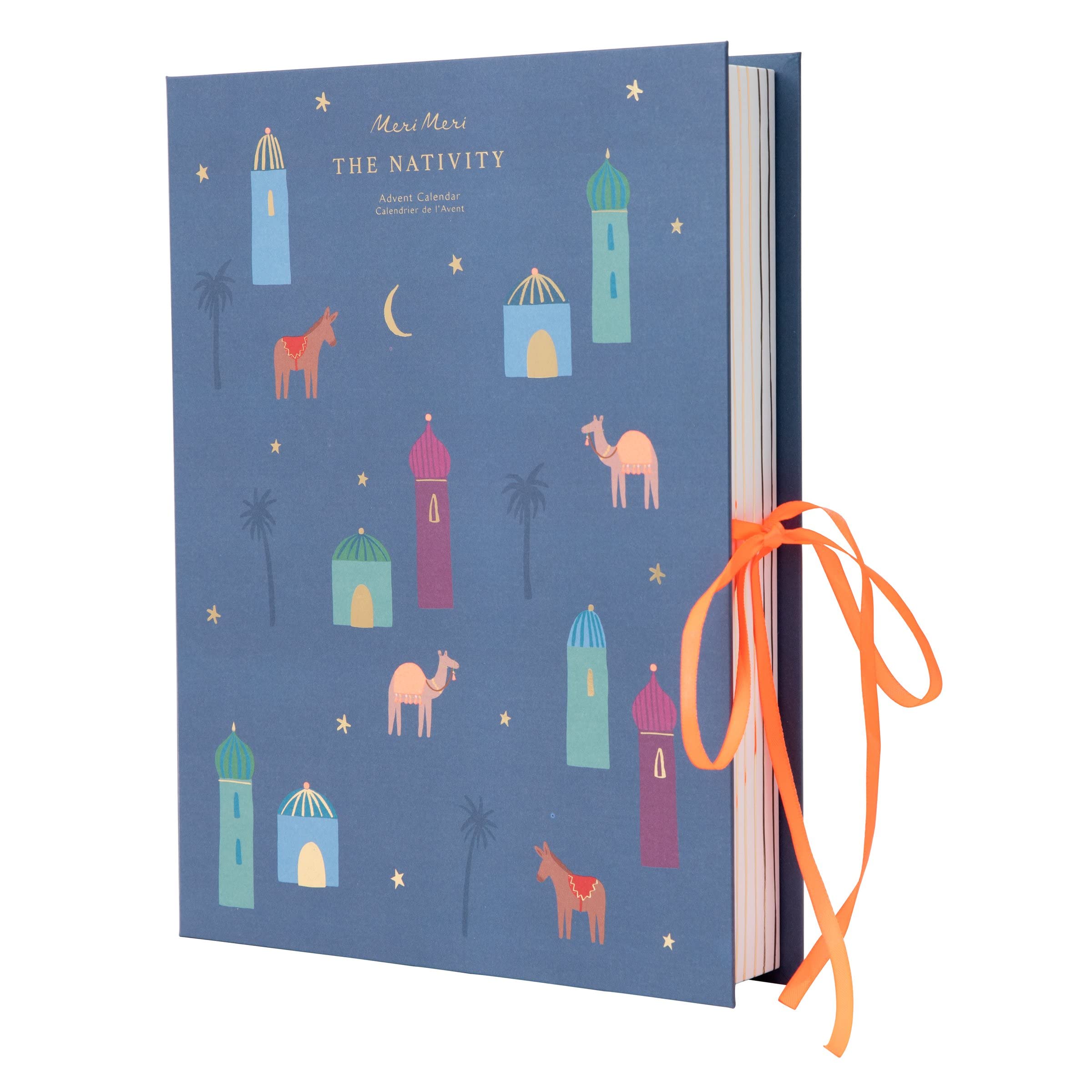 Meri Meri Nativity Paper Craft Advent Calendar (Pack of 1), Ages 3+, Pack Dimensions 9.5" x 12.75" x 1.75", Christmas Story Advent Calendar, Christmas Countdown Calendar - Image 8