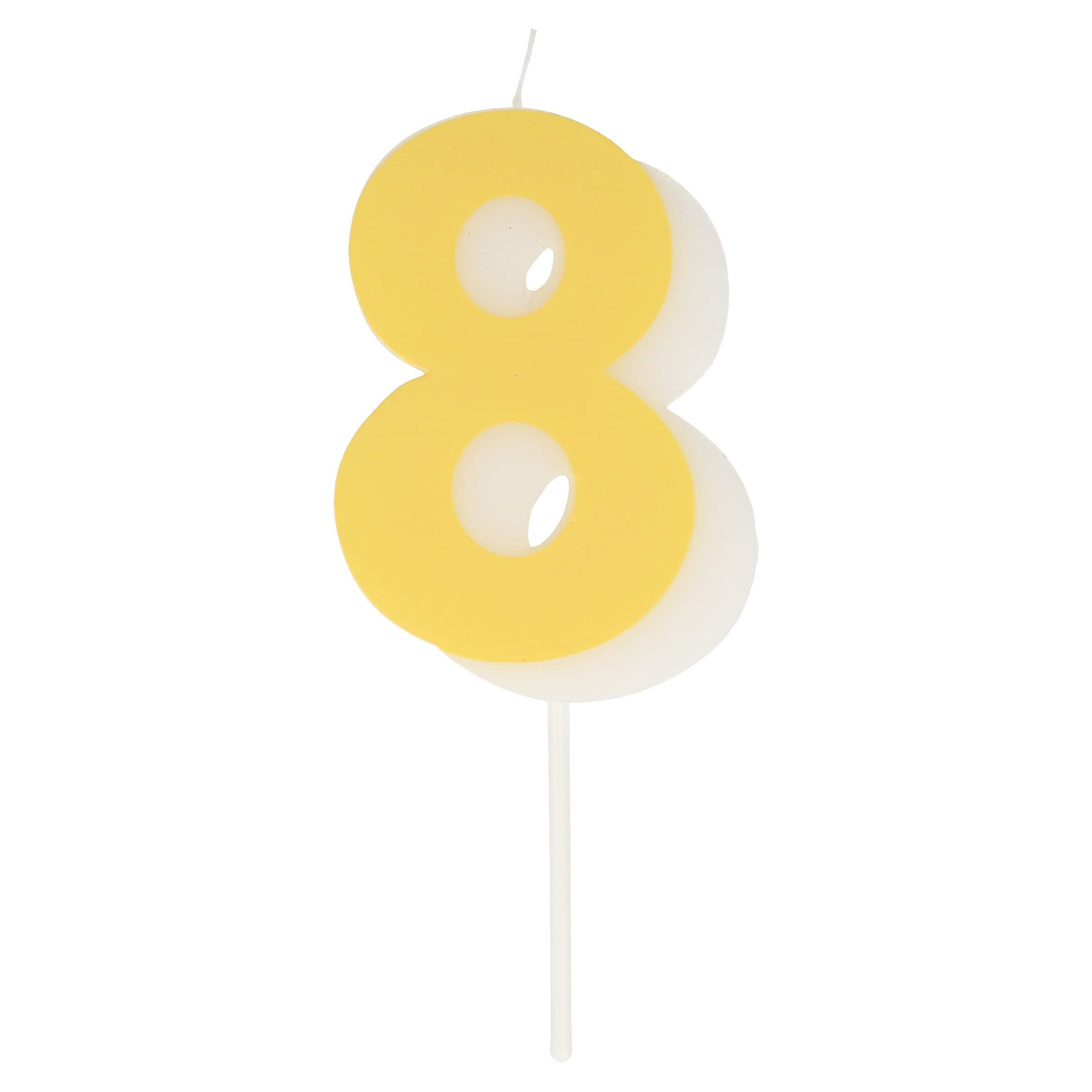 Meri Meri Number Candle 8 (Pack of 1) - Image 2
