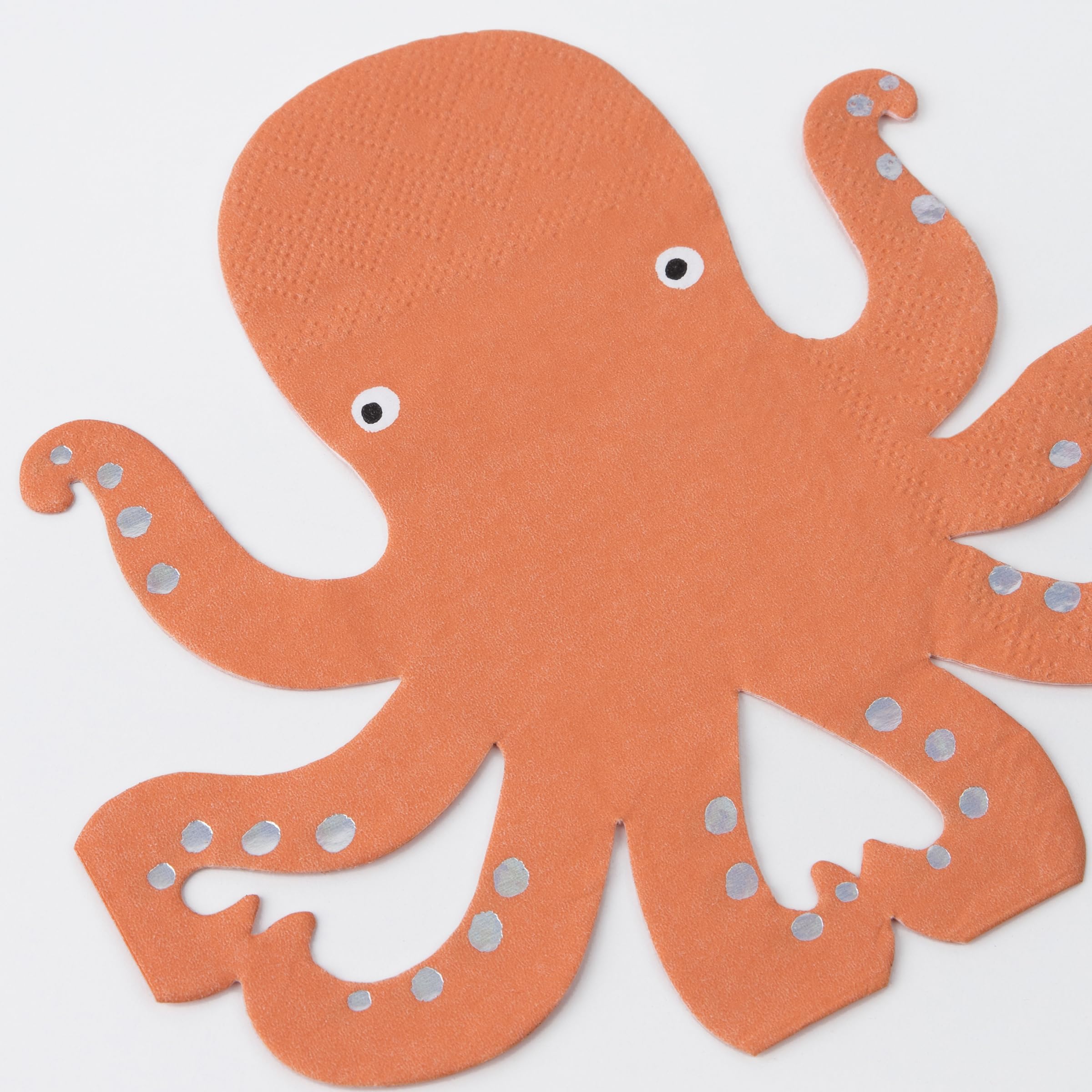 Meri Meri Octopus Napkins (Pack of 16), Thick & Absorbent 3-Ply Paper Napkins, Disposable - Image 3