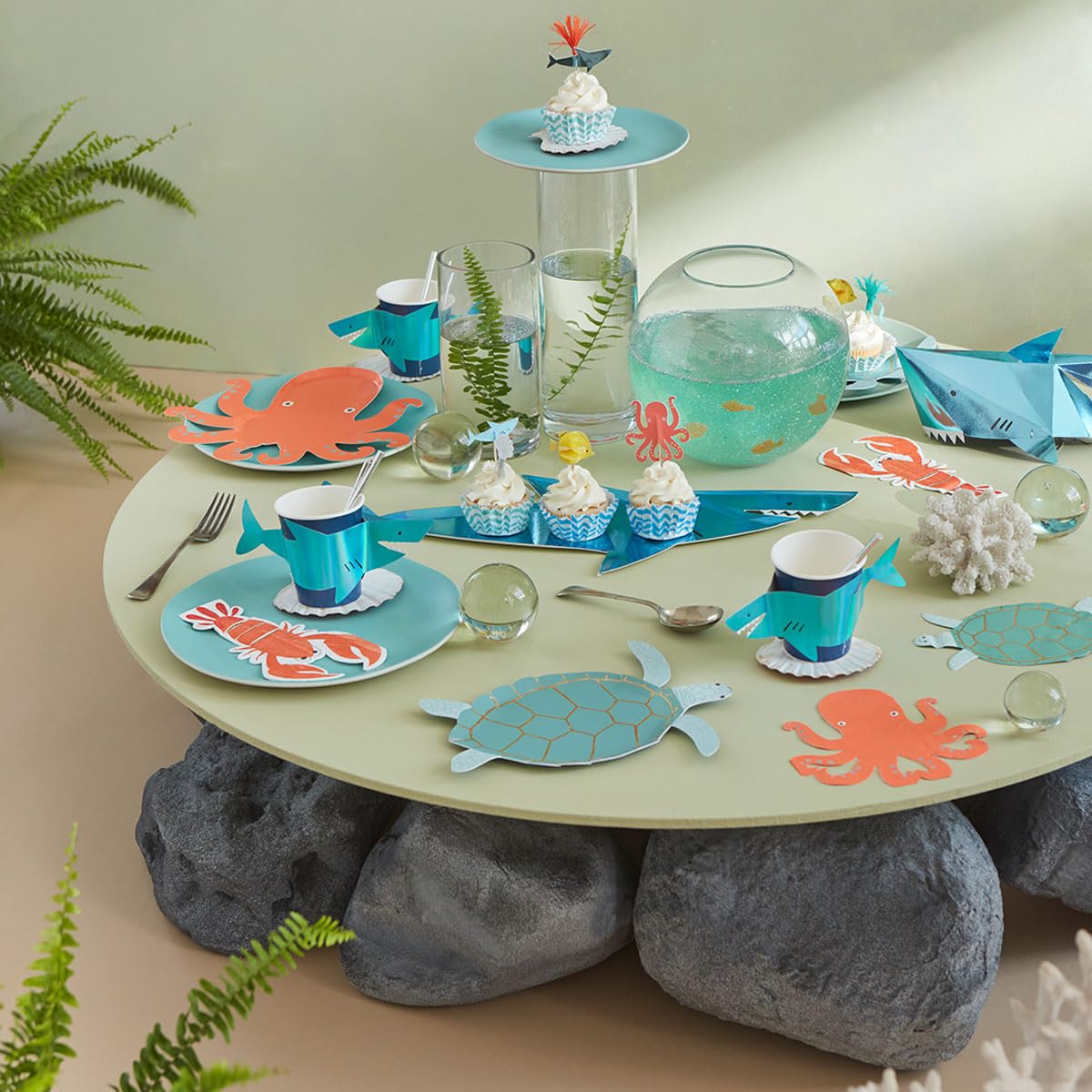 Meri Meri Octopus & Shark Cupcake Kit (Pack of 24) - Image 2