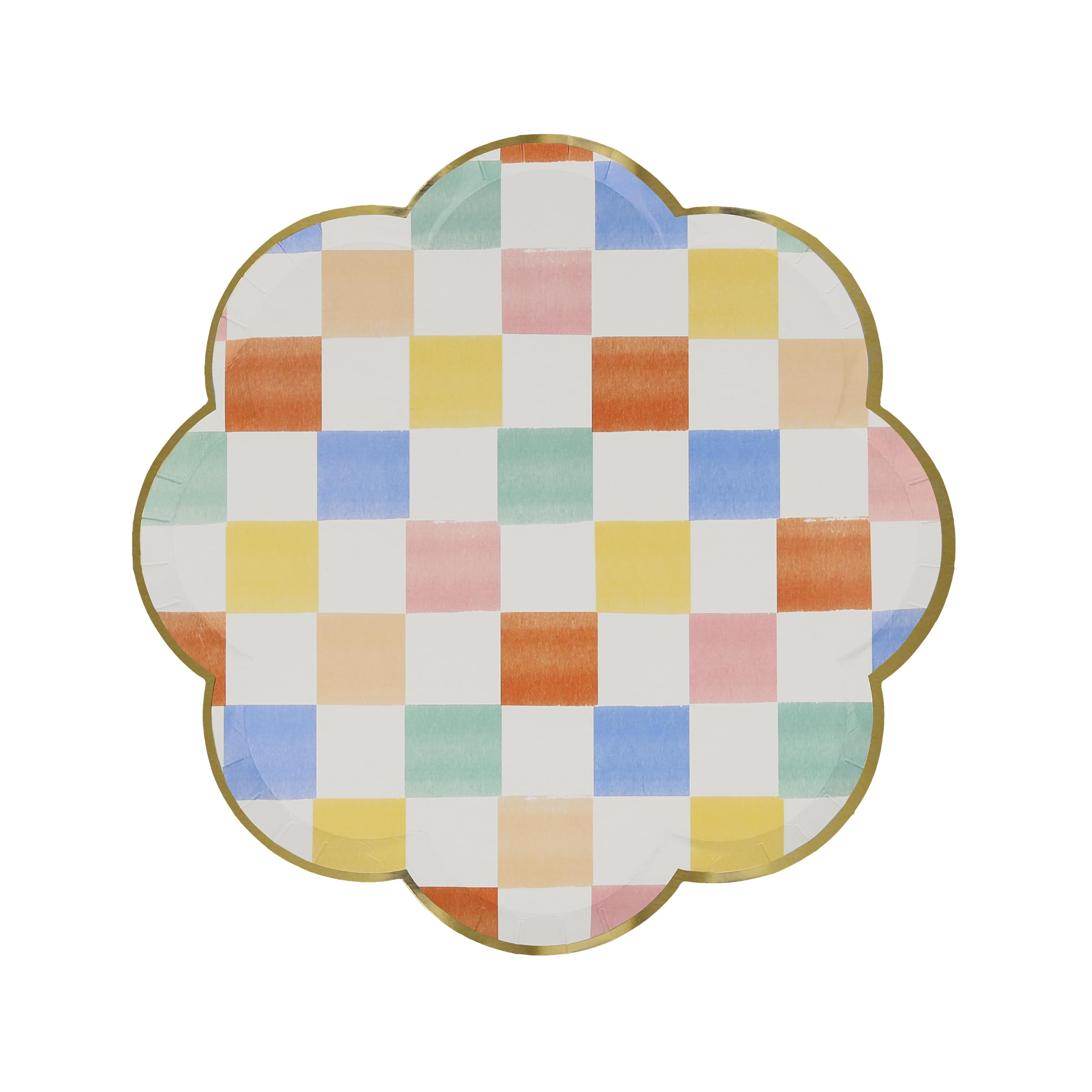 Meri Meri Paper Party Plates, Pack of 8 Scalloped-Edge Disposable Plates in a Range of Fun, Bright Patterns and 2 Sizes (Side & Dinner), Versatile for All Your Events - Image 5
