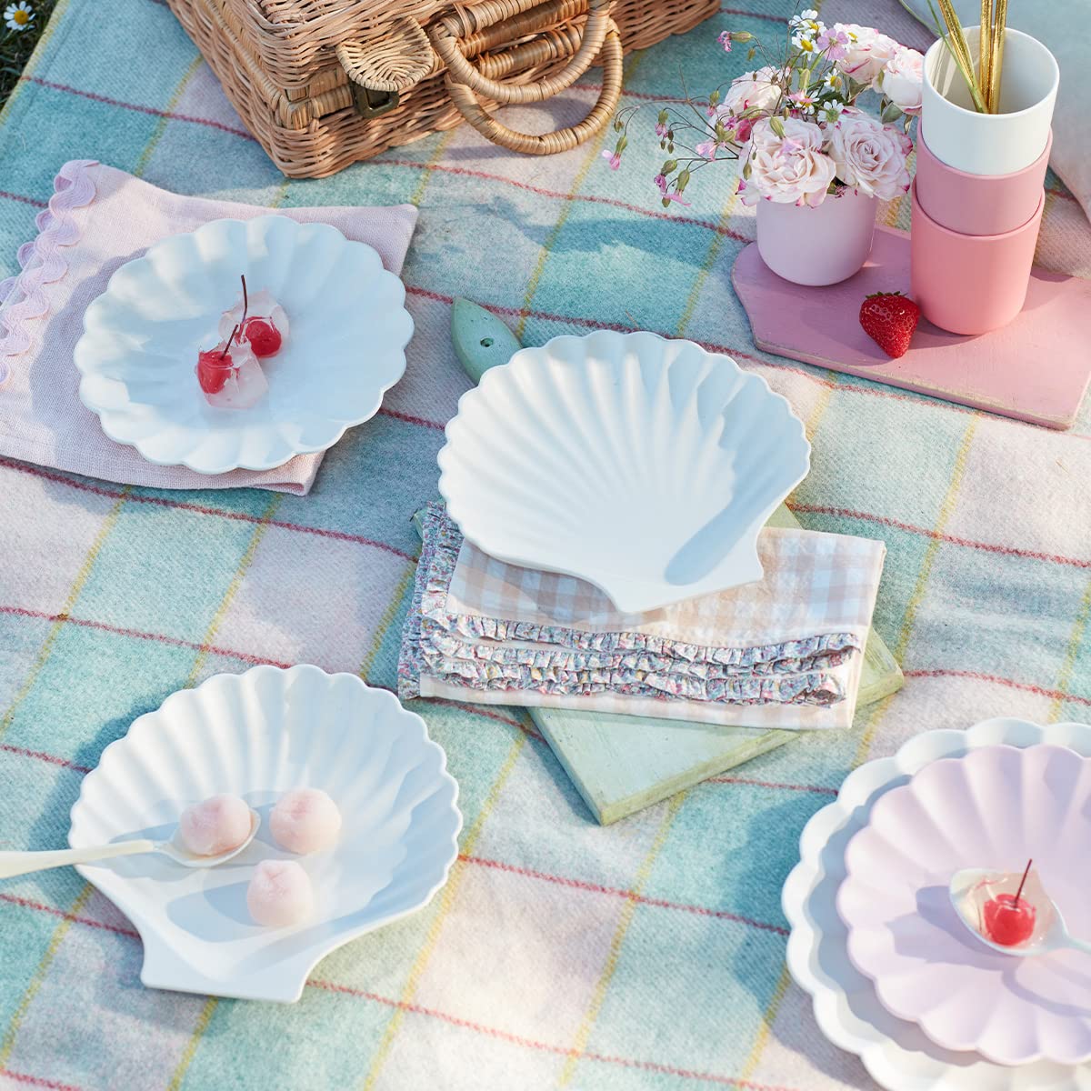 Meri Meri Pastel Fabric Napkins (Pack of 4) - Image 3