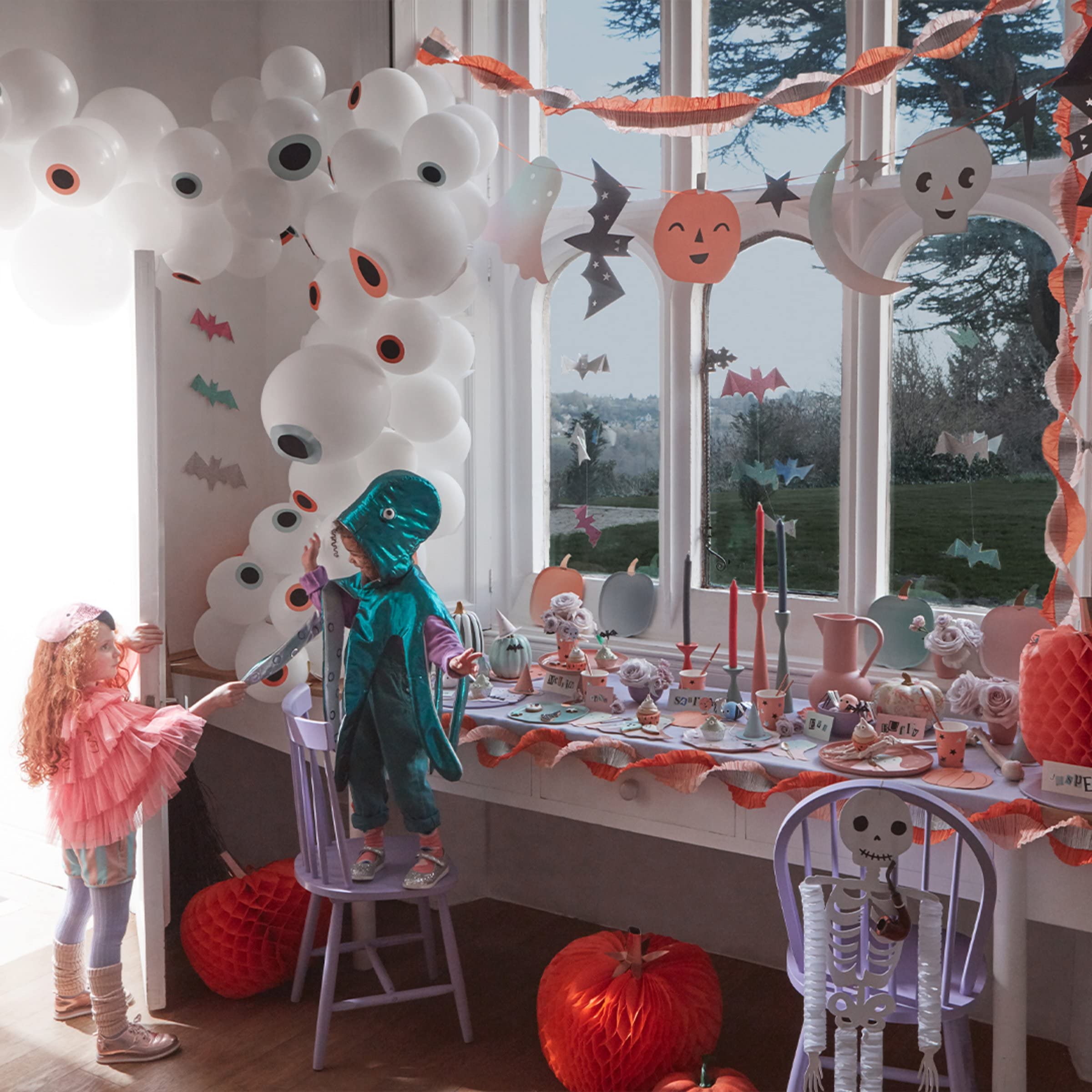 Meri Meri Pastel Halloween Garland (Pack of 1) - Image 5