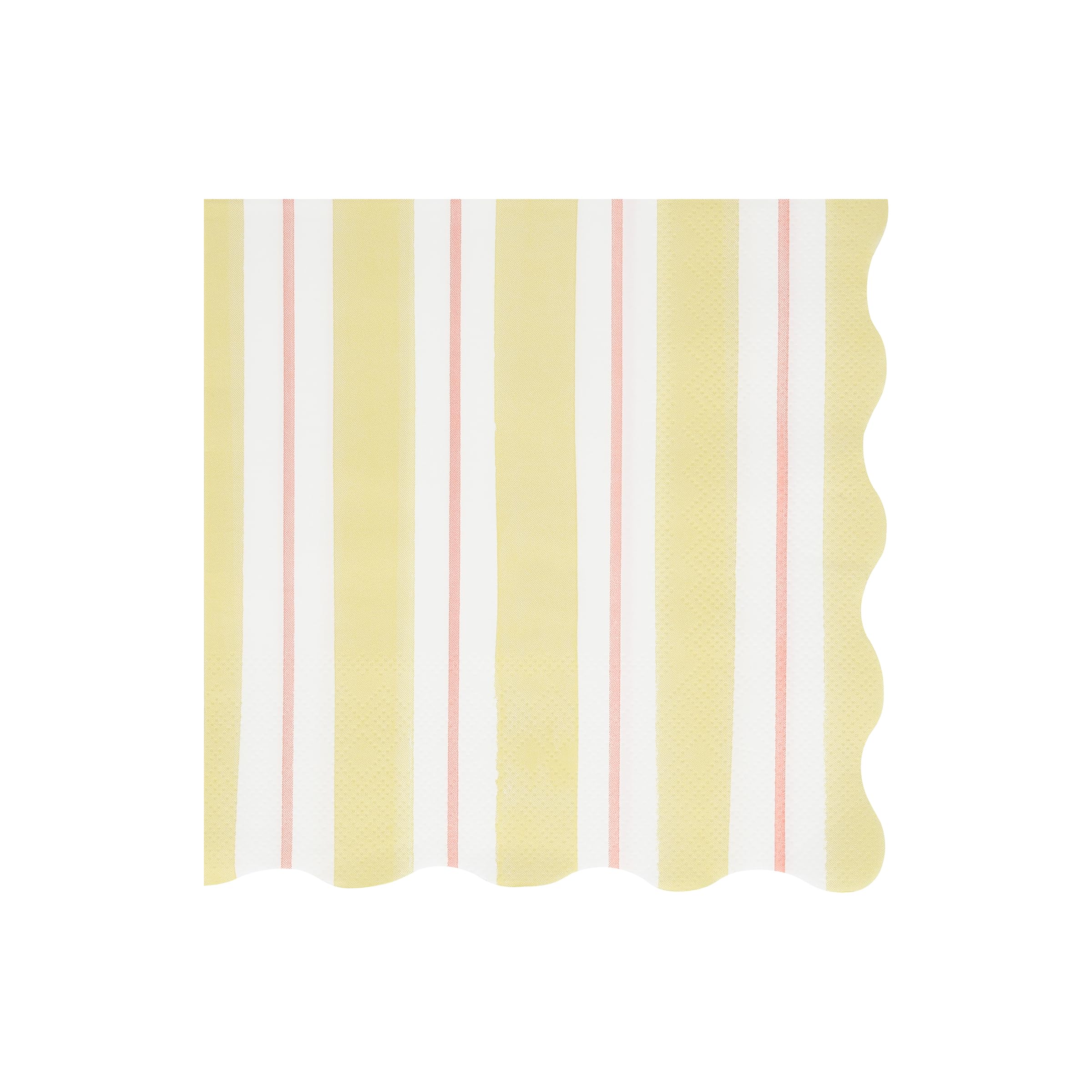 Meri Meri Pastel Striped Napkins (Pack of 16), Thick & Absorbent 3-Ply Paper Pastel Napkins with Wavy Edges, Available in Dinner & Cocktail Sizes, Disposable - Image 6
