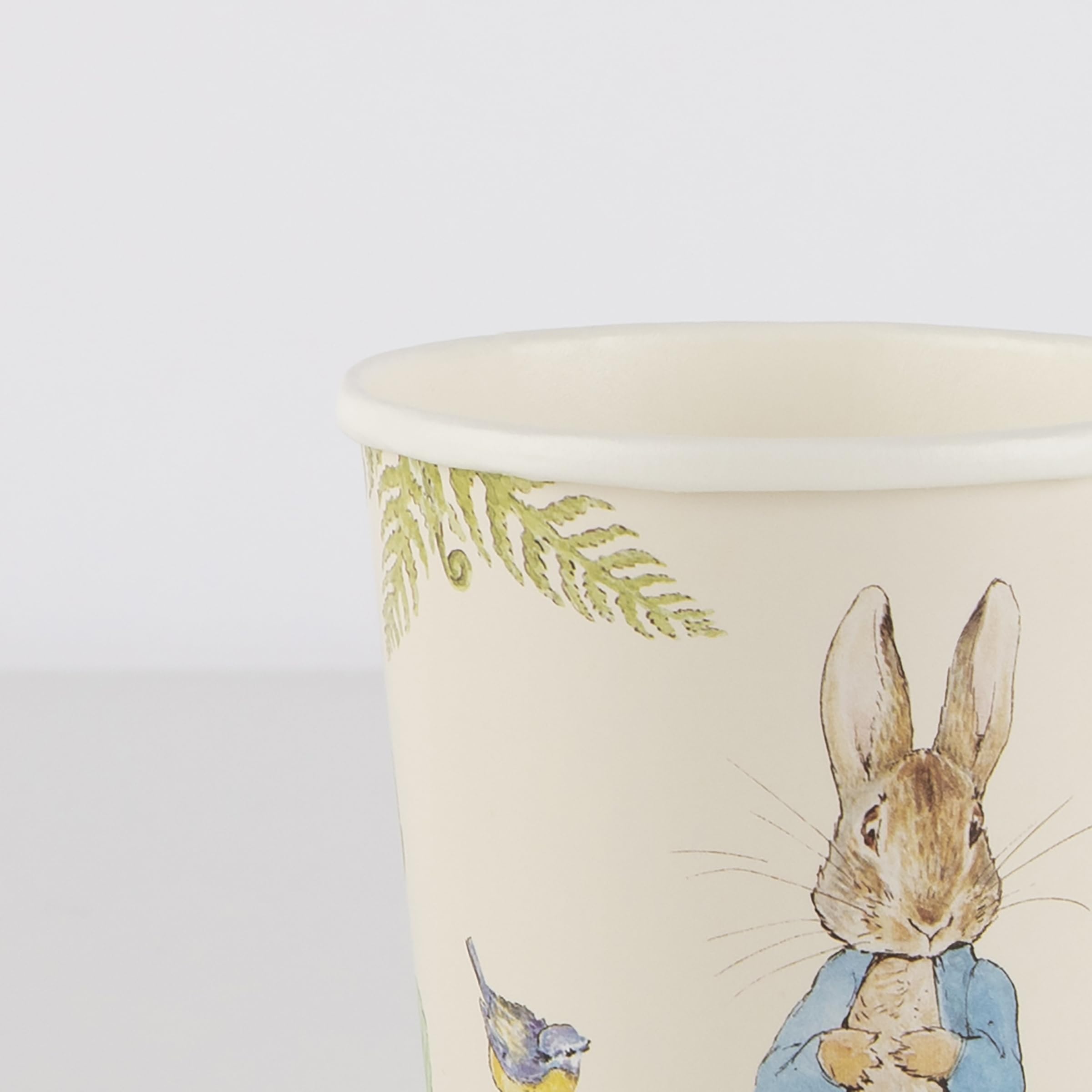 Meri Meri Peter Rabbit™ In The Garden Cups (Pack of 8), Paper Party Cups, Disposable Peter Rabbit Cups, 9oz., Kids & Adults, Hot or Cold Drinks - Image 4