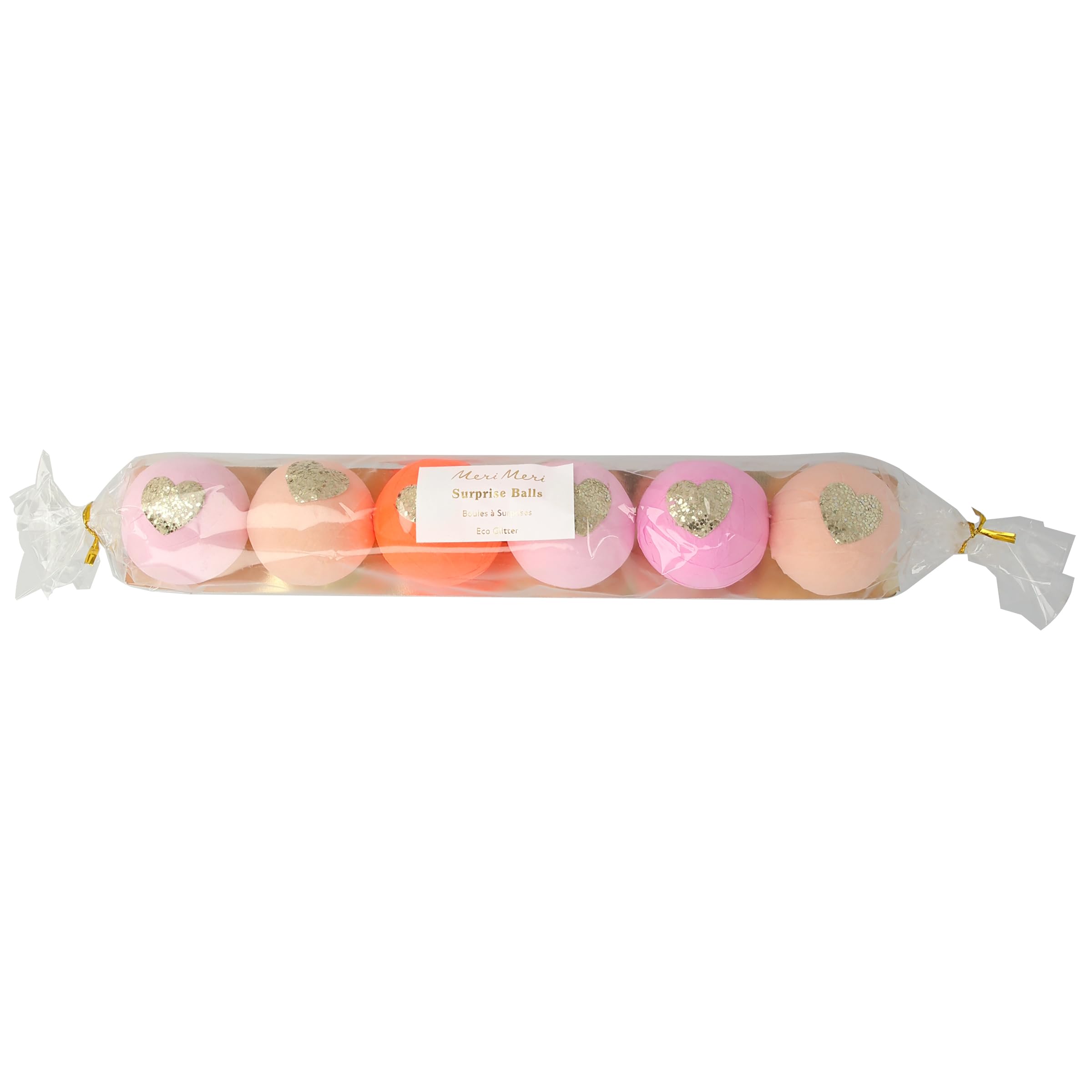 Meri Meri Pink Surprise Balls (Pack of 6) - Image 4