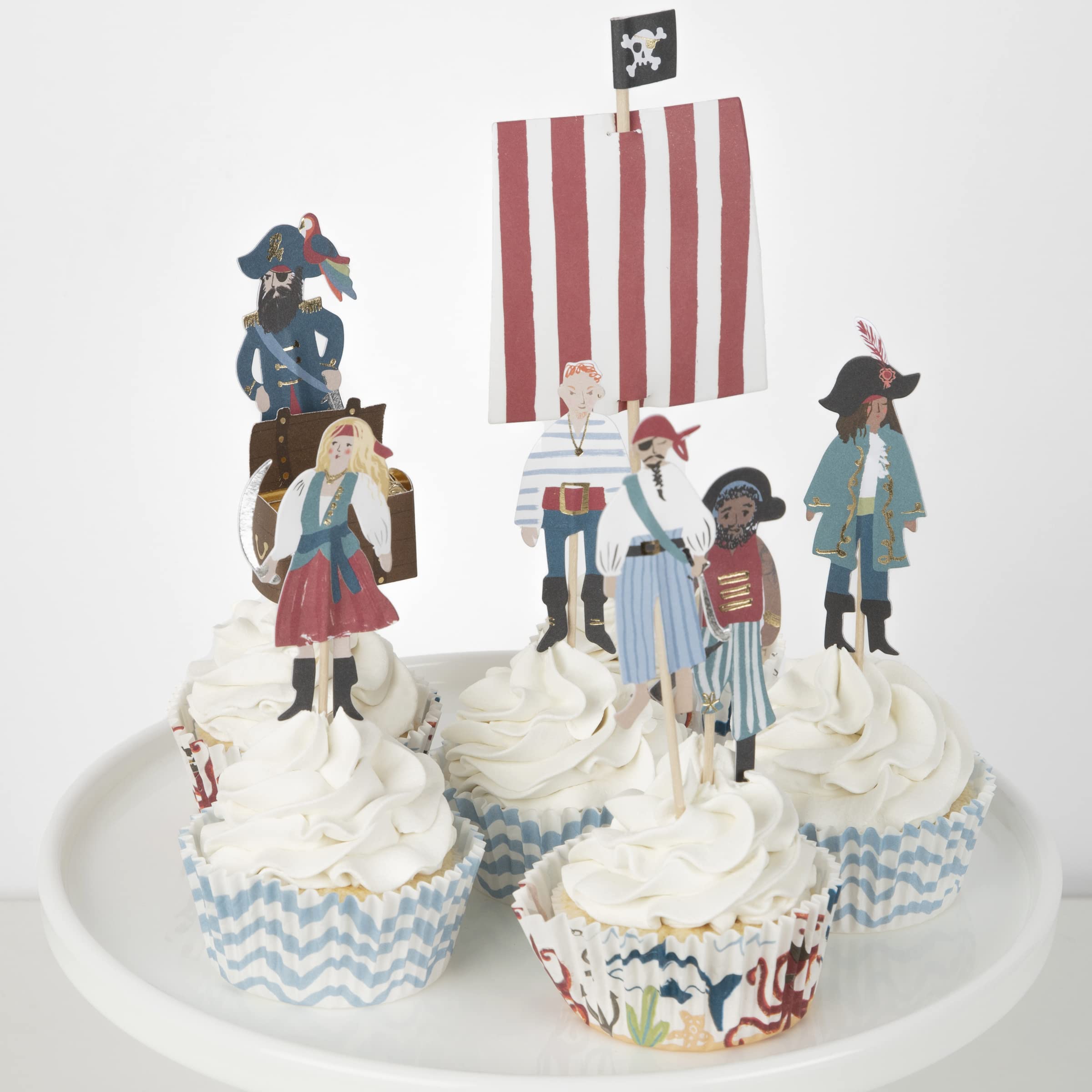 Meri Meri Pirate Ship Cupcake Kit (Pack of 24) - Image 2