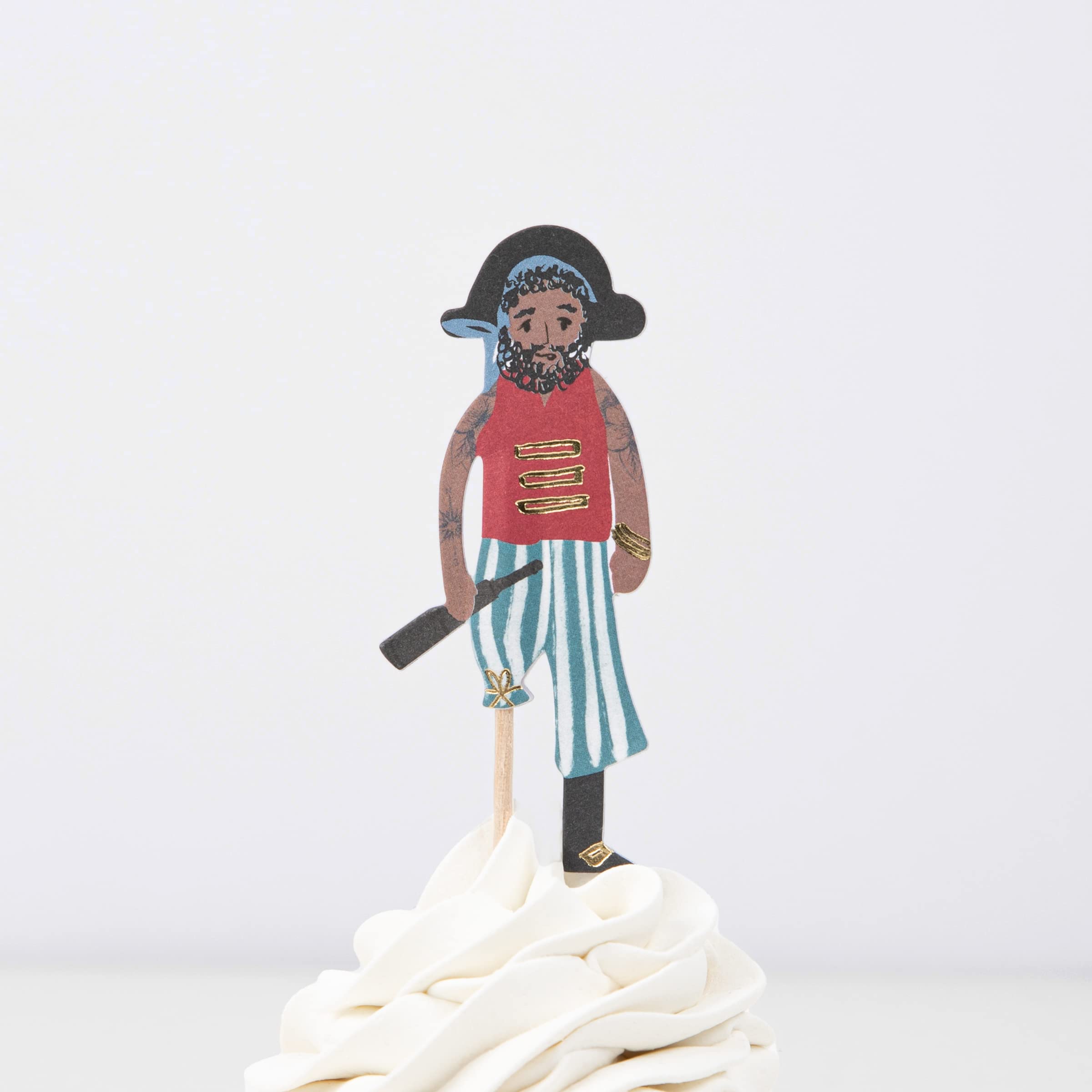 Meri Meri Pirate Ship Cupcake Kit (Pack of 24) - Image 7