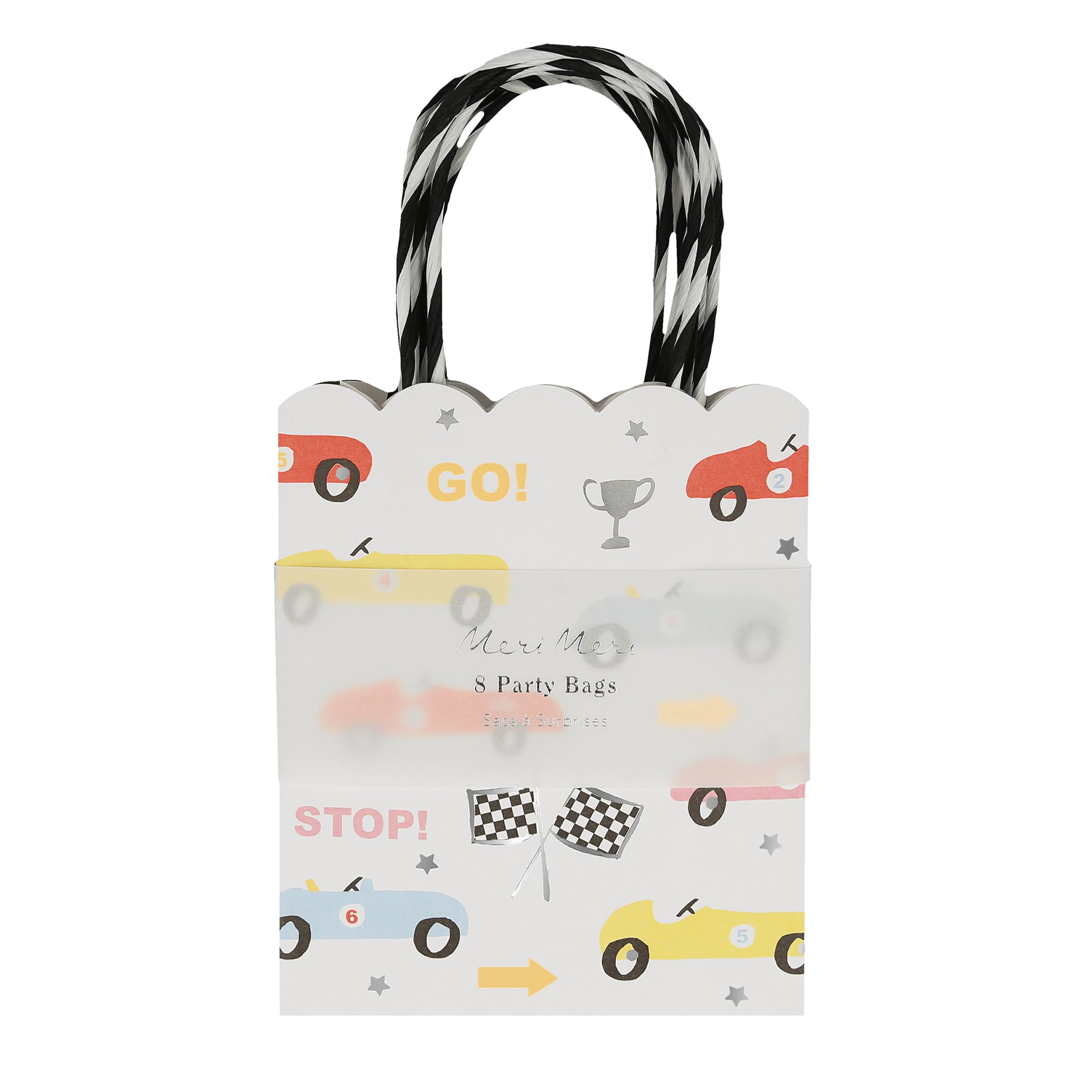 Meri Meri Race Car Party Bags (Pack of 8) - Image 3