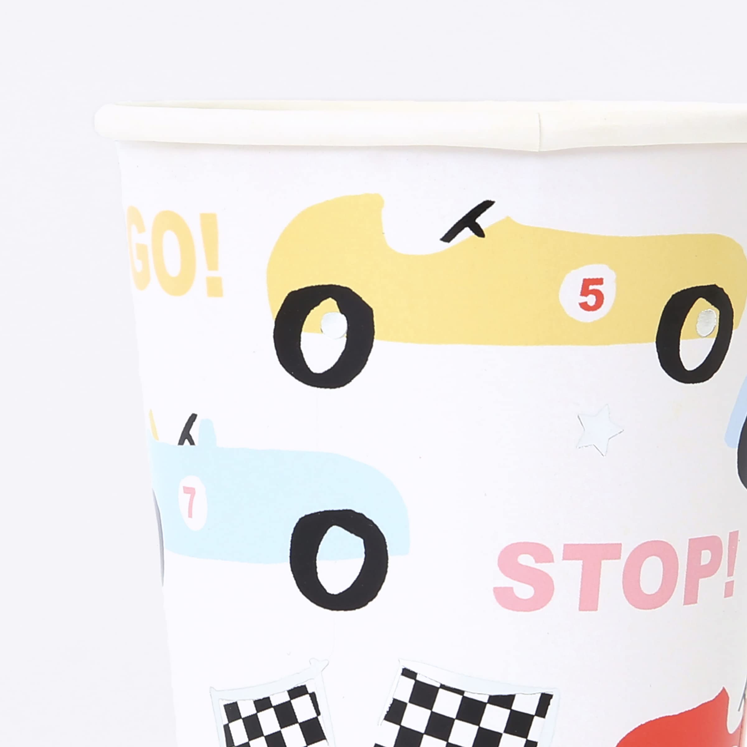 Meri Meri Race Car Party Cups (Pack of 8) - Image 3
