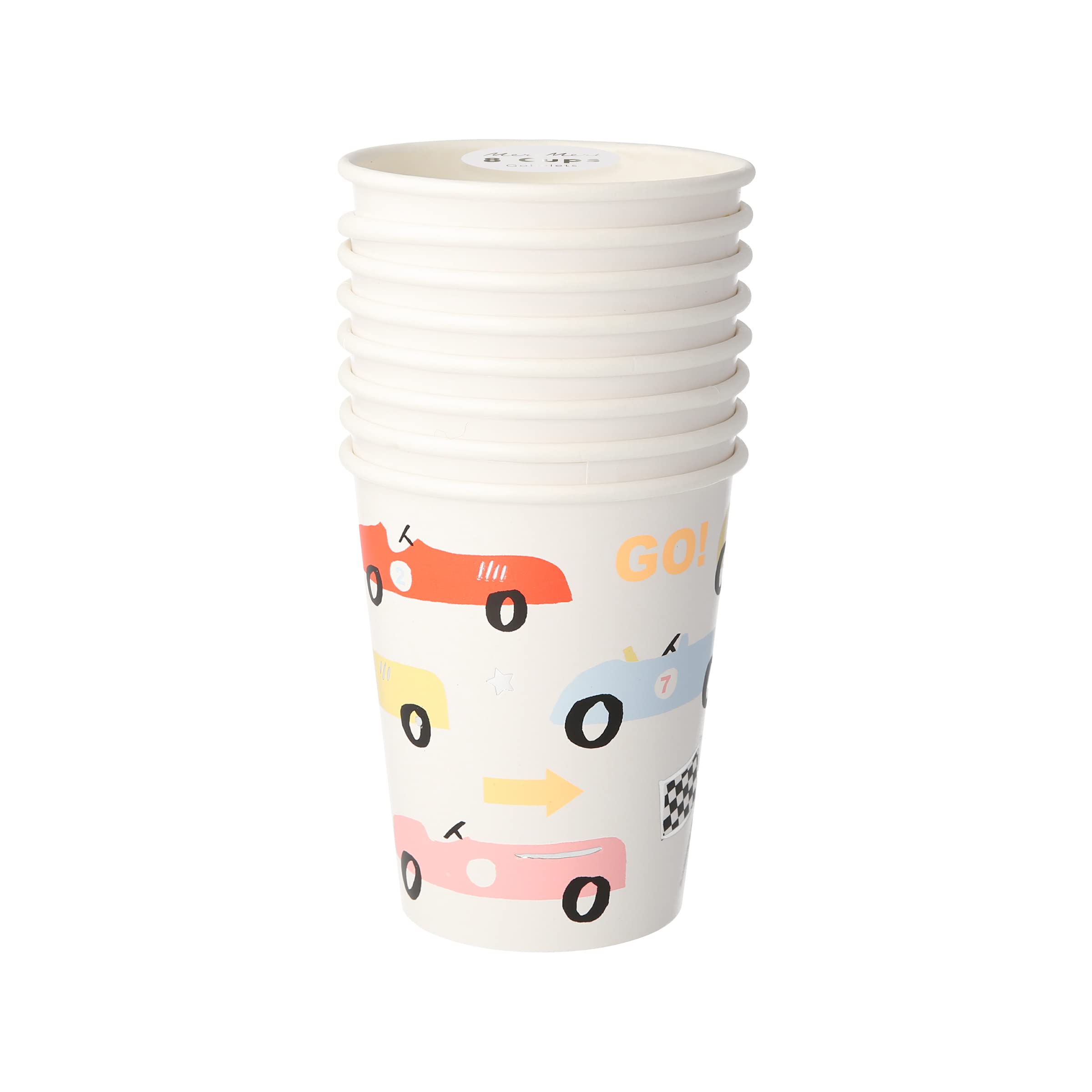 Meri Meri Race Car Party Cups (Pack of 8) - Image 4