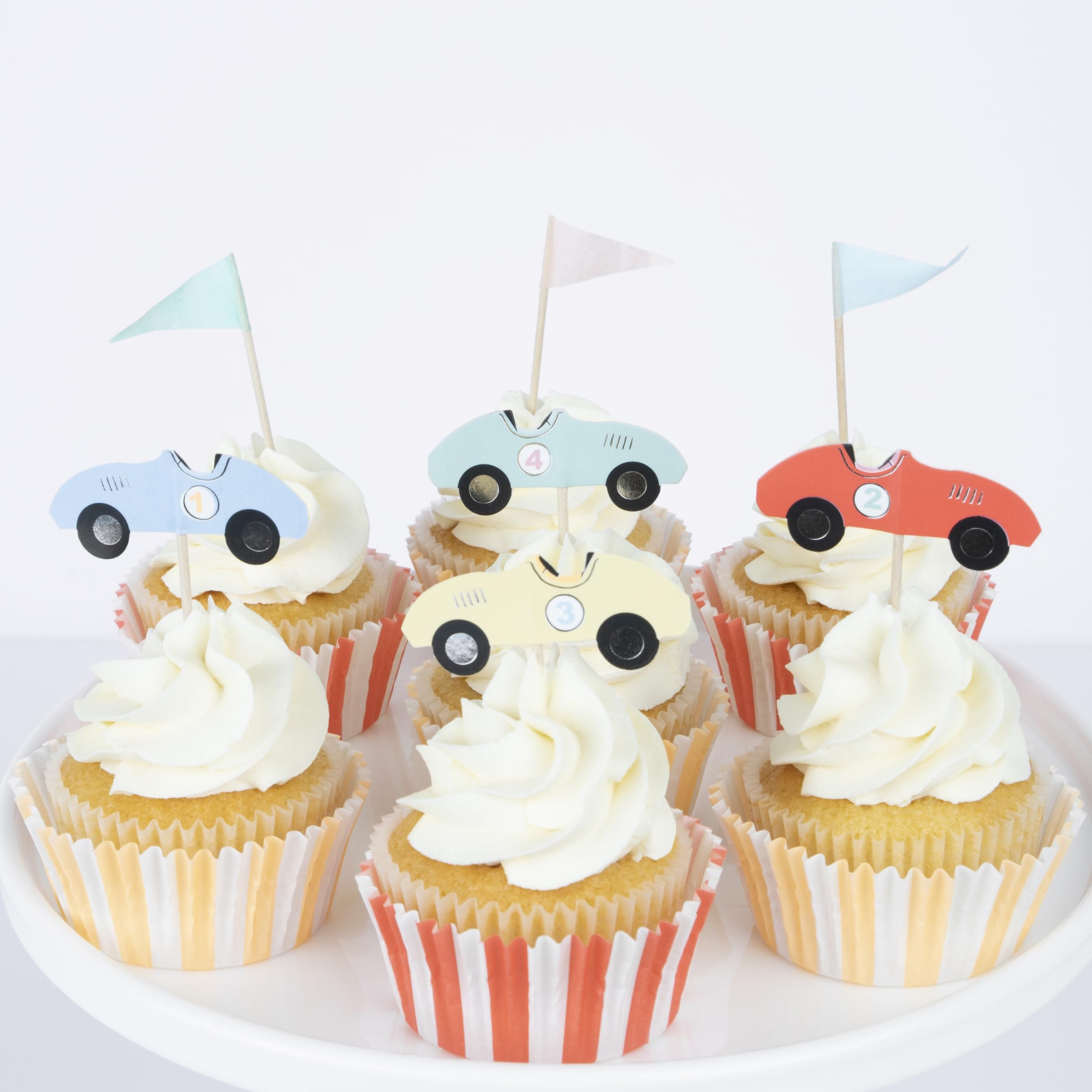 Meri Meri Race Cars Cupcake Kit (Pack of 24) - Image 2