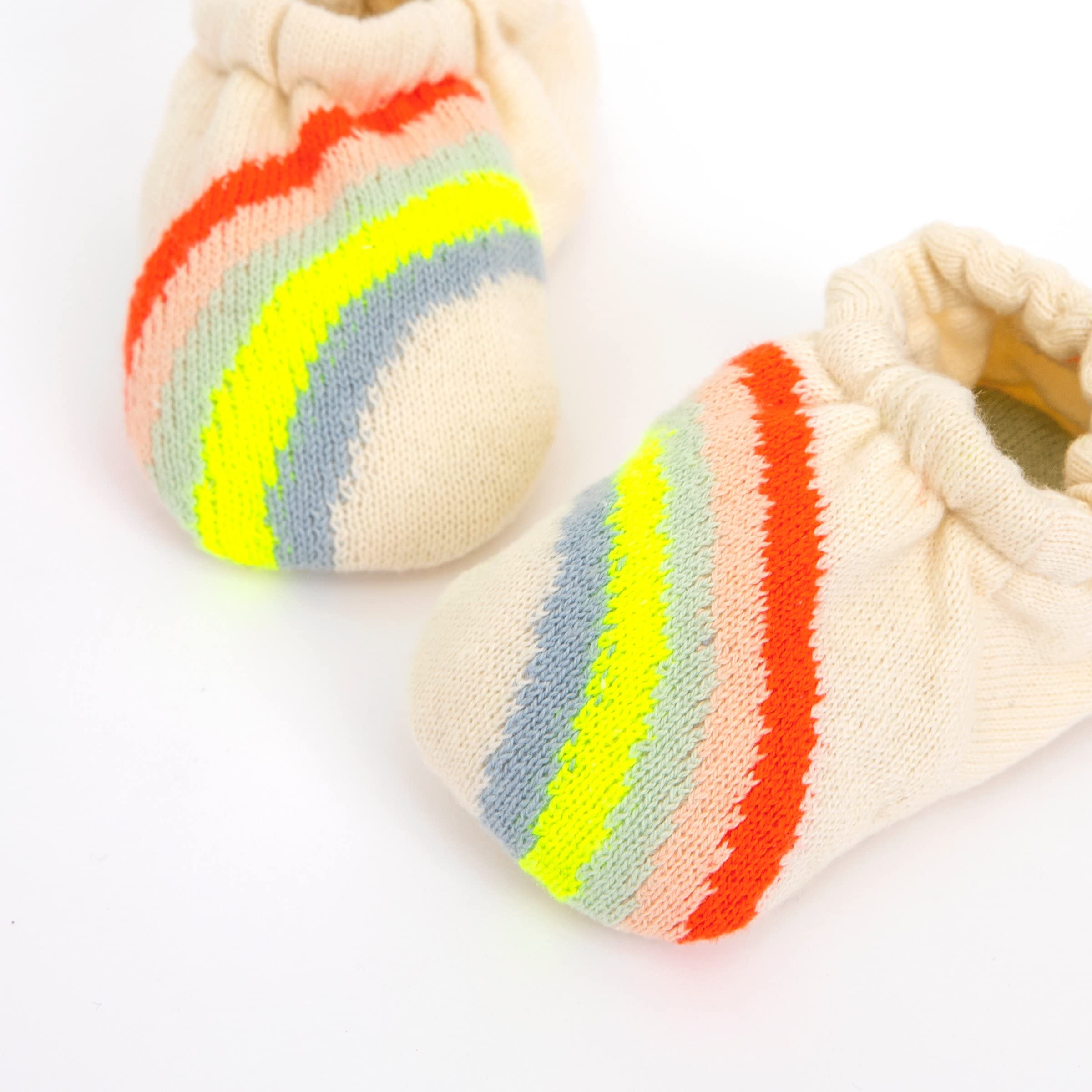 Meri Meri Rainbow Baby Booties (Pack of 1) - Image 3