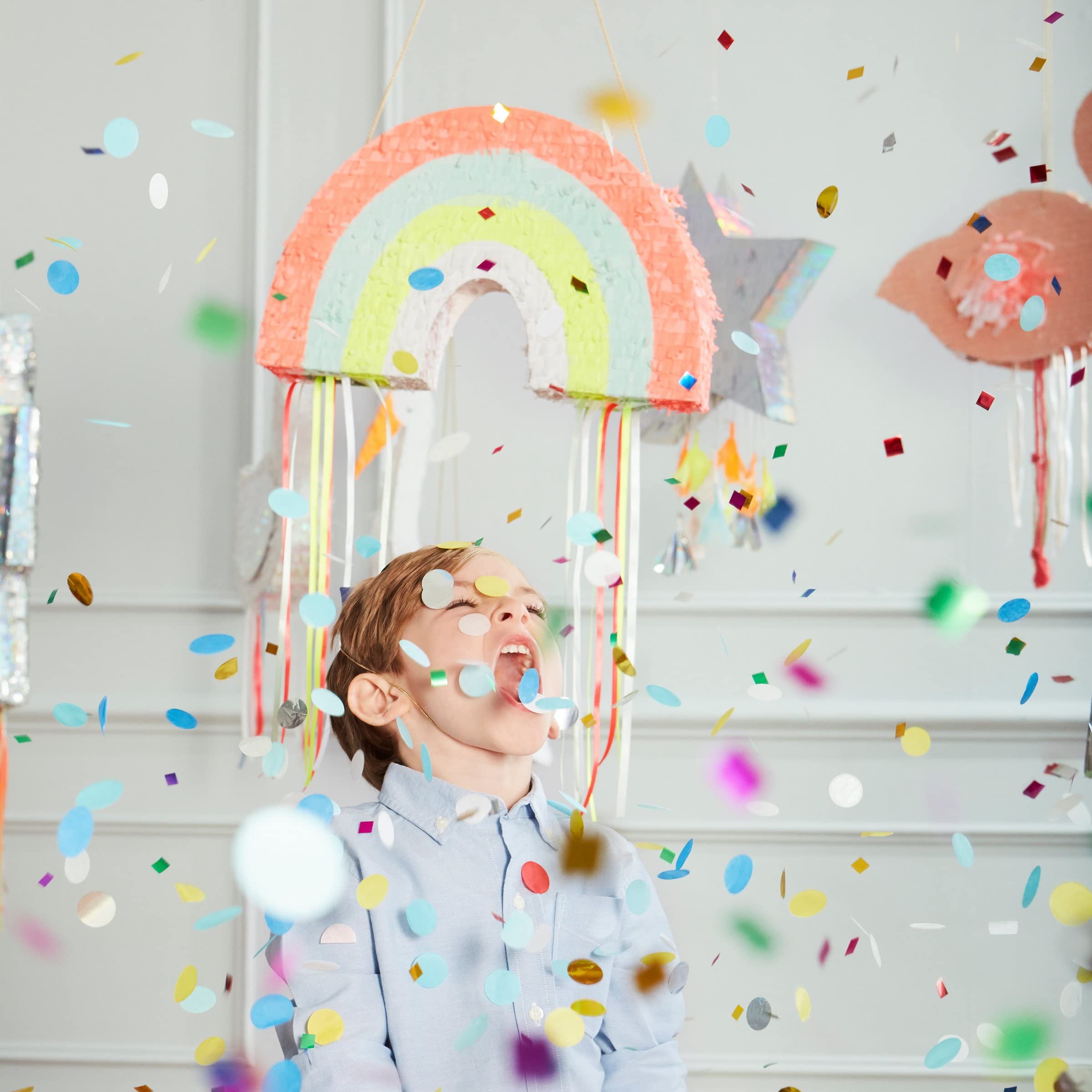Meri Meri Rainbow Party Piñata (Pack of 1) - Image 6