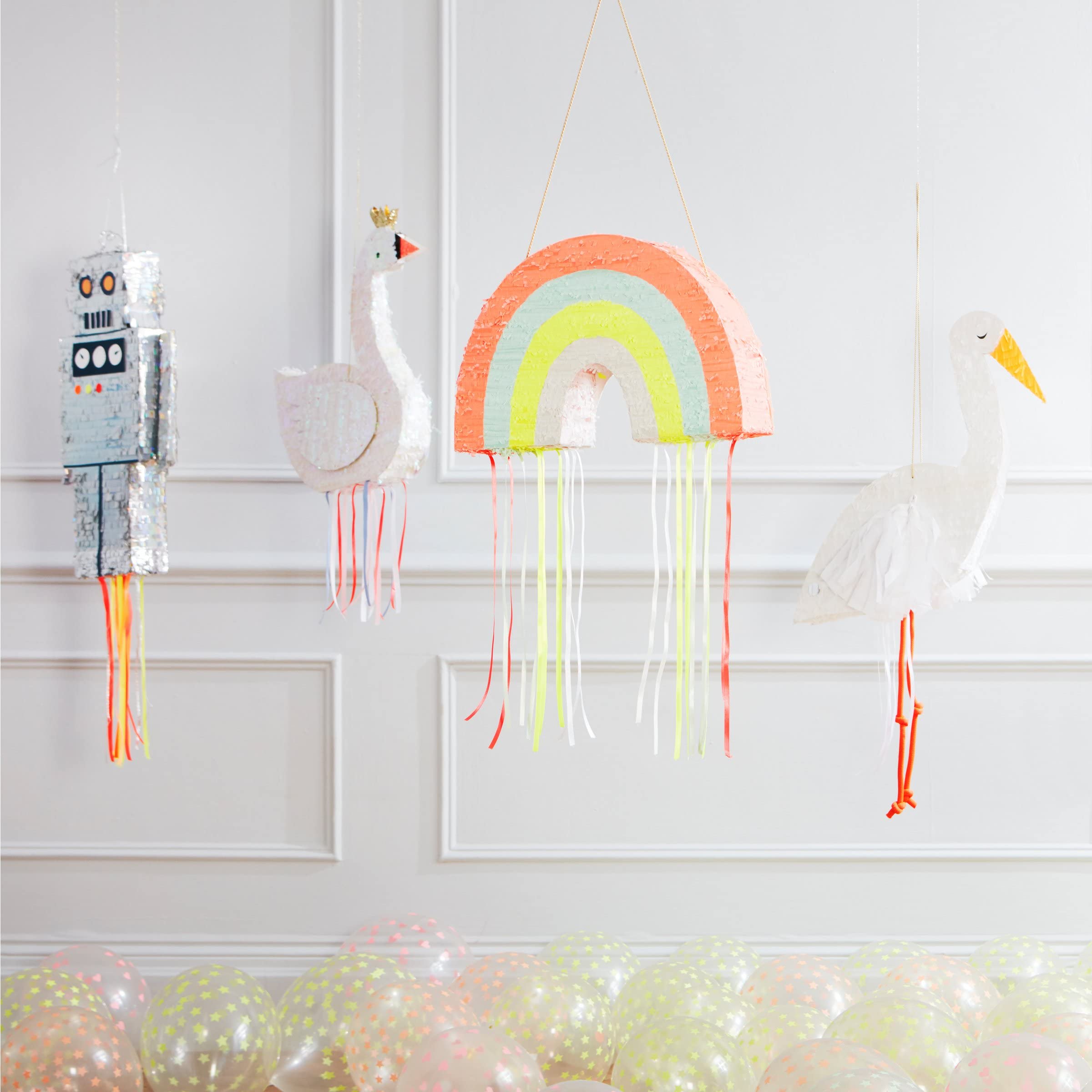 Meri Meri Rainbow Party Piñata (Pack of 1) - Image 7