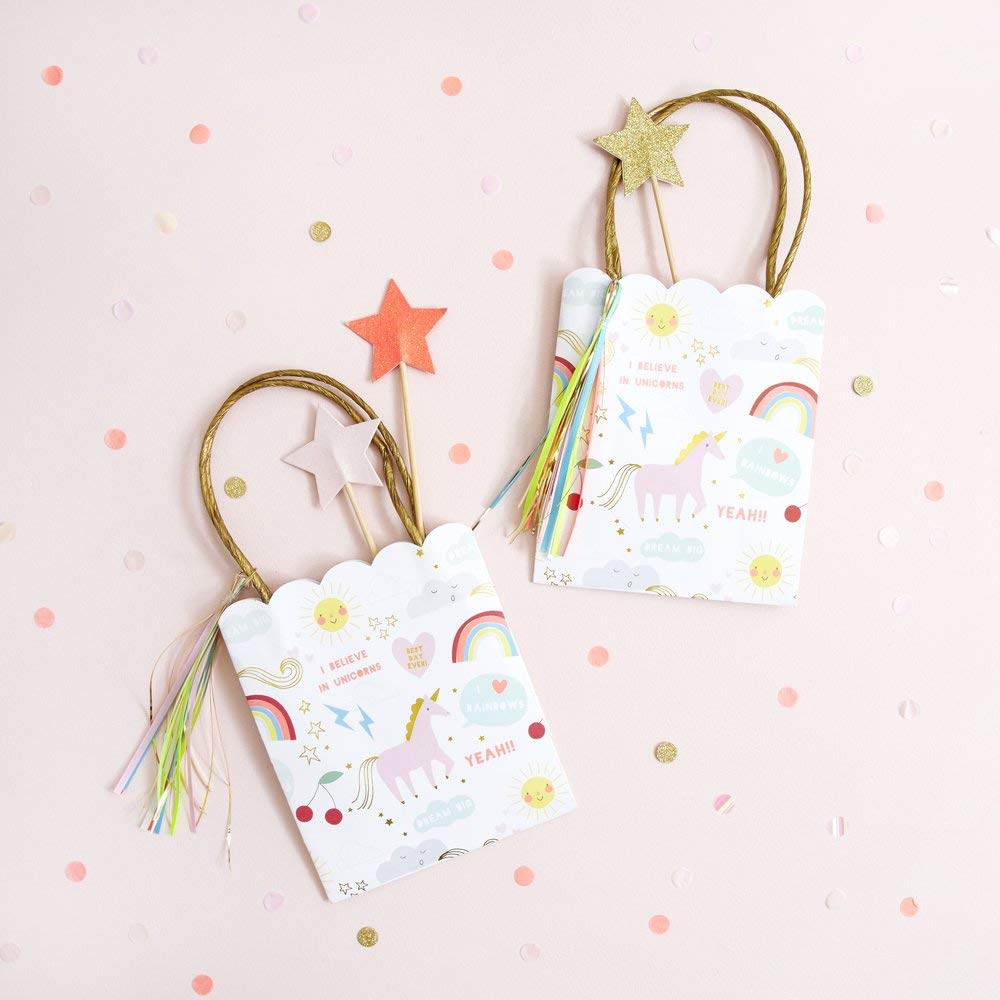 Meri Meri, Rainbow & Unicorn Party Bags, Birthday, Party Decorations - Image 3