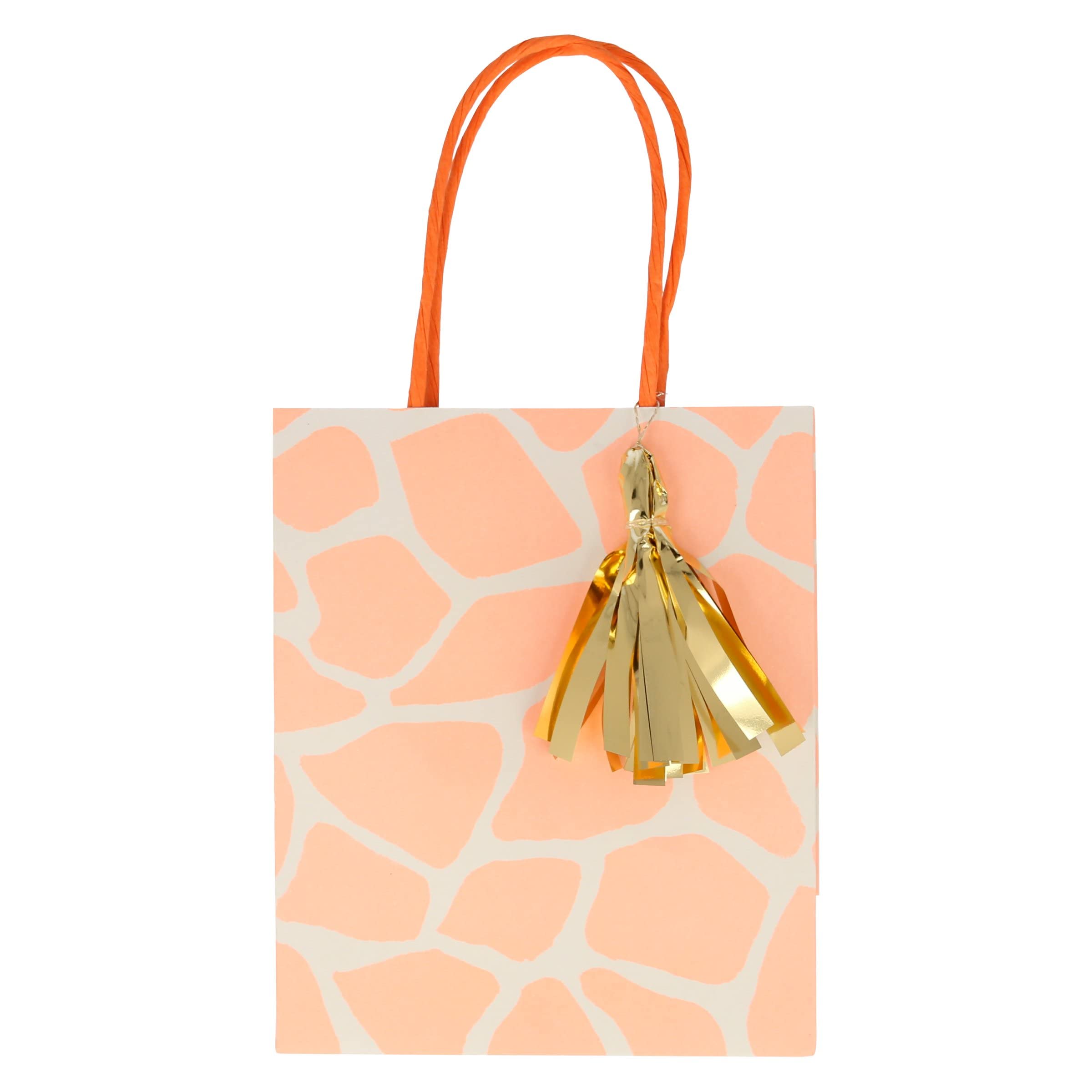 Meri Meri Safari Animal Print Party Bags (Pack of 8), Birthday Gift Bags with Tags, Safari Party Favor Bags - Image 6