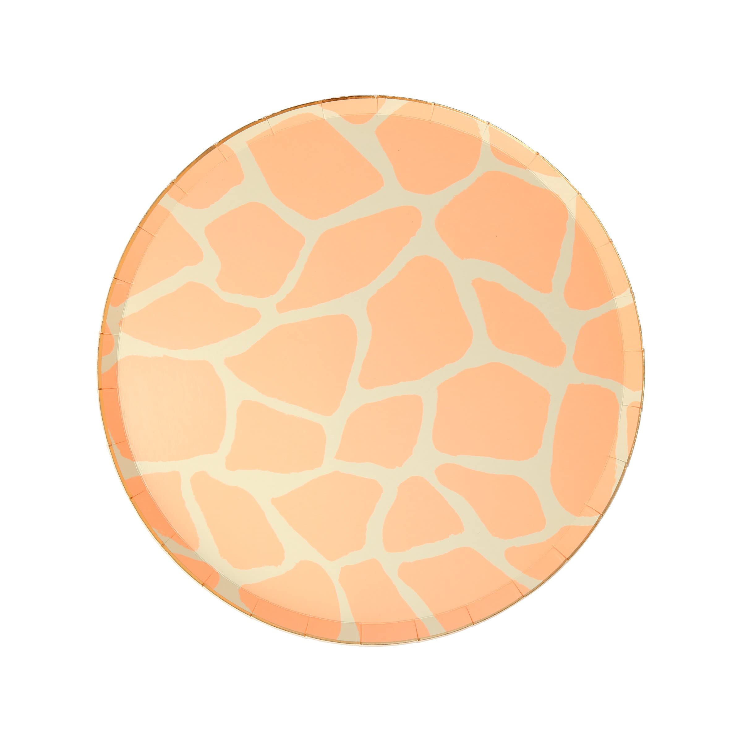 Meri Meri Safari Animal Print Party Plates, Pack of 8 Disposable Safari Plates with Gold Foil Accents, Available in 2 Sizes (Side & Dinner) – Beautiful Jungle Party Decorations - Image 3