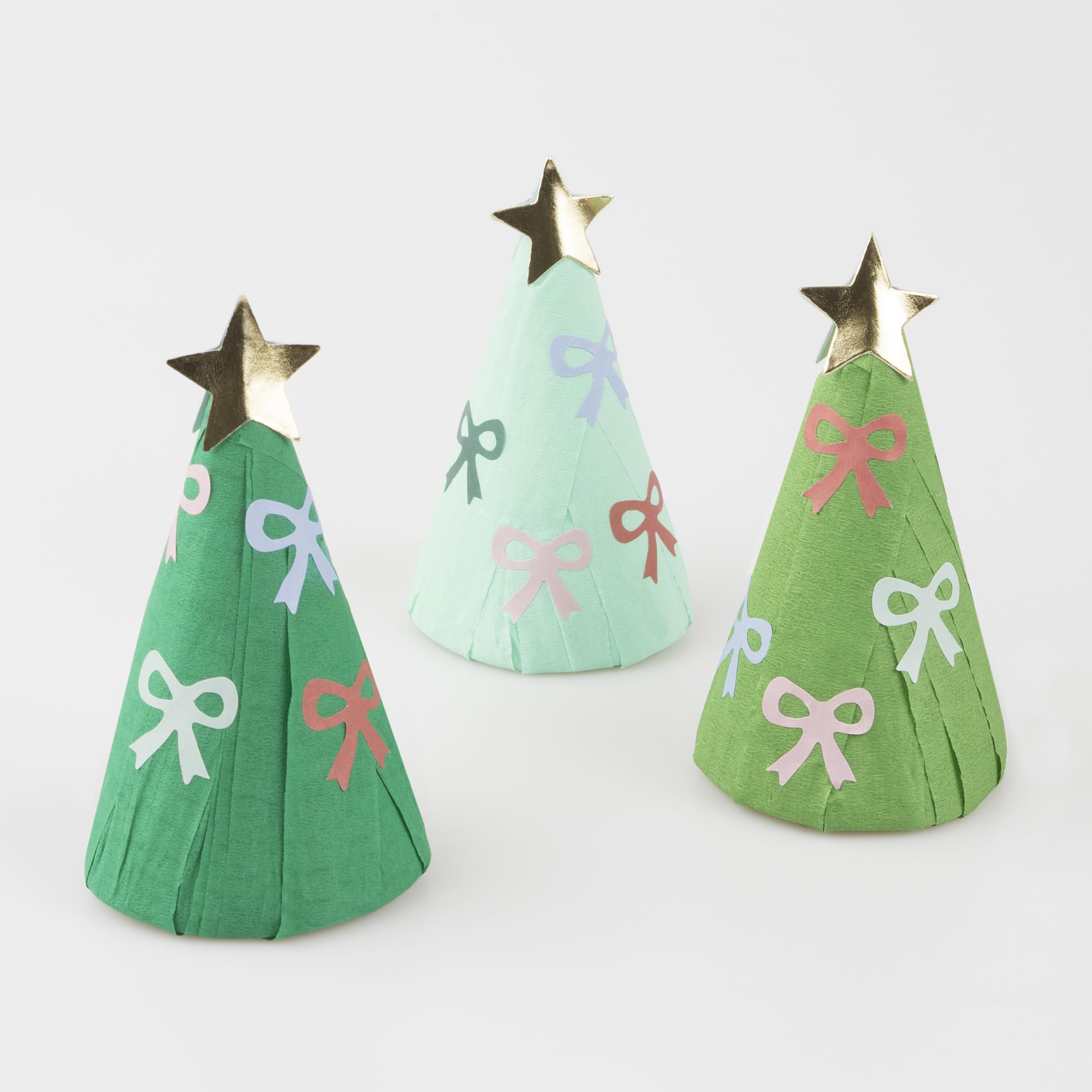 Meri Meri Surprise Christmas Trees (Pack of 3), Christmas Party Favors, Fun Christmas Gifts, Christmas Table Decorations, Christmas Party Bag Gifts, Ages 8+, 2.5 x 4.25 x 2.25 inches