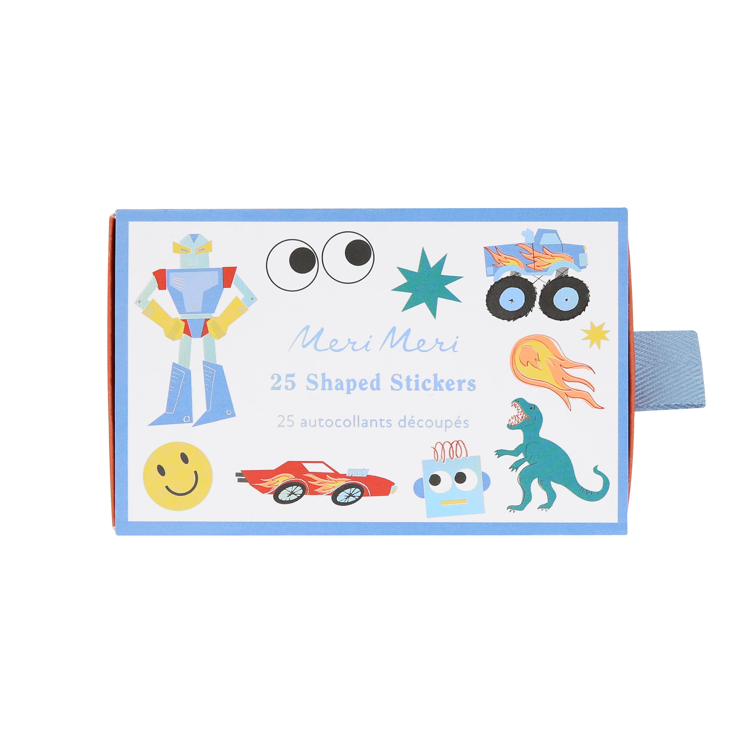 Meri Meri Toybox Icon Stickers (Pack of 25), 80s Theme Birthday Party Favors, Retro Decorative Stickers, Matchbox-Style Box, Easy Peel Back, Ages 3+ - Image 4