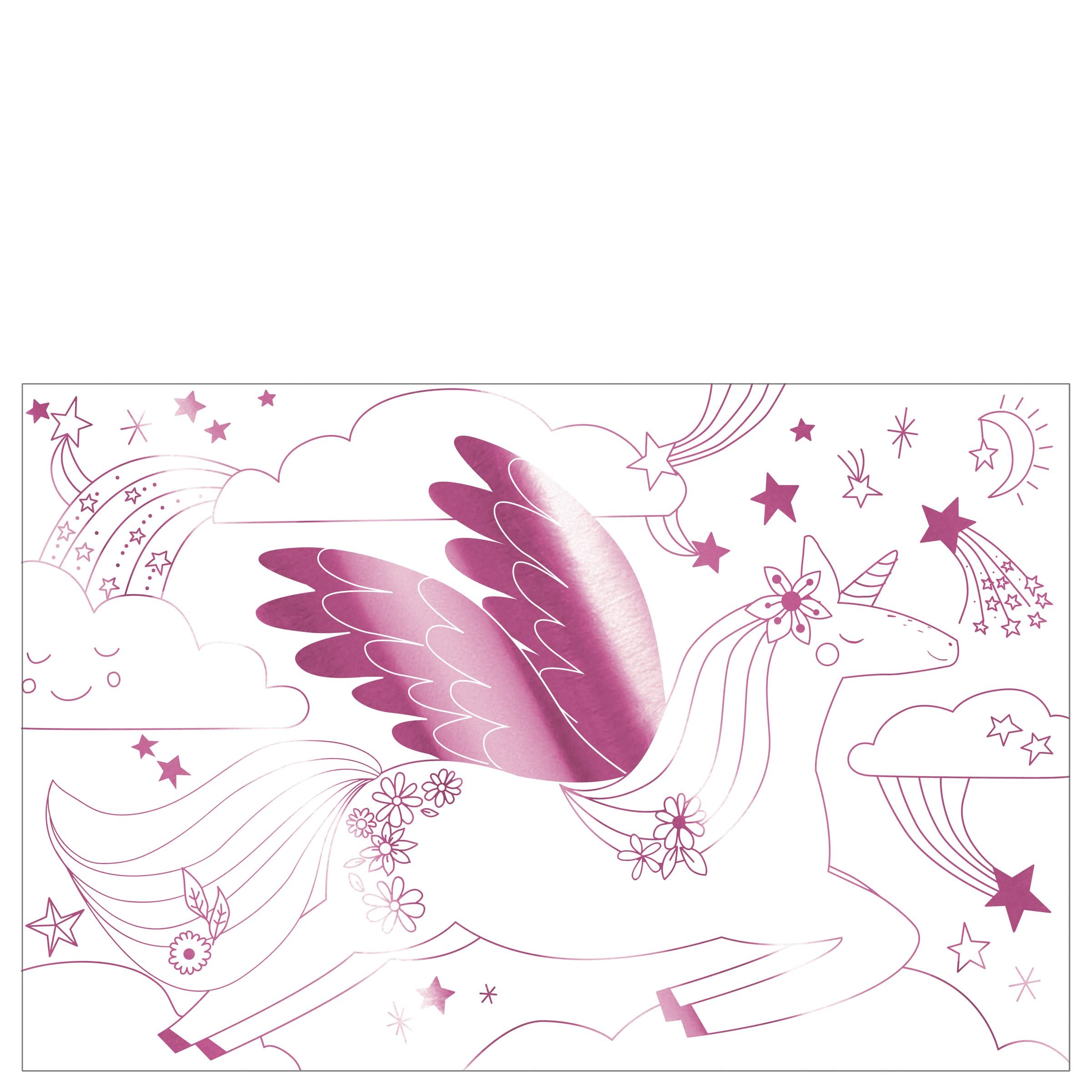 Meri Meri Unicorn Coloring Pages (Pack of 2) - Image 4