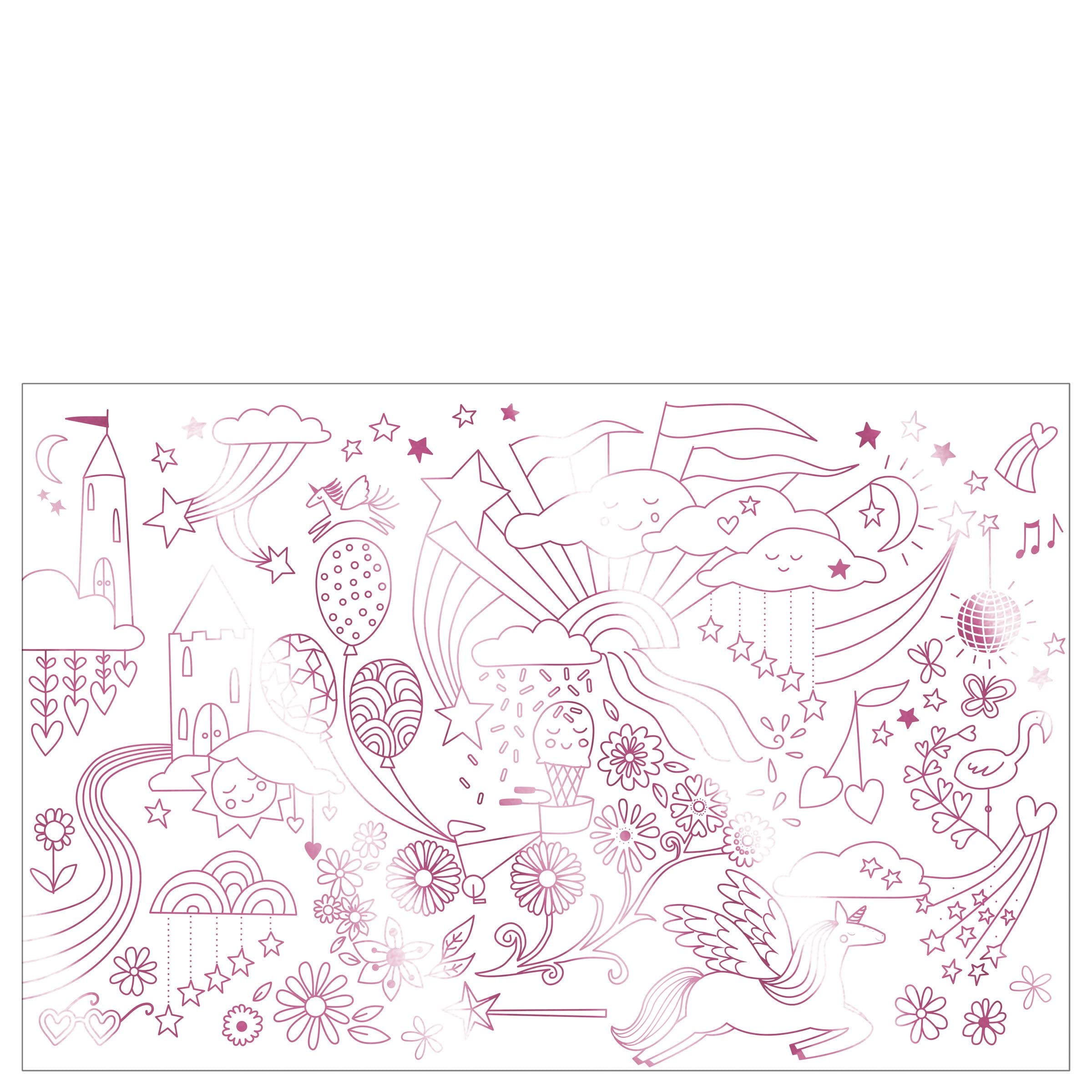 Meri Meri Unicorn Coloring Pages (Pack of 2) - Image 5