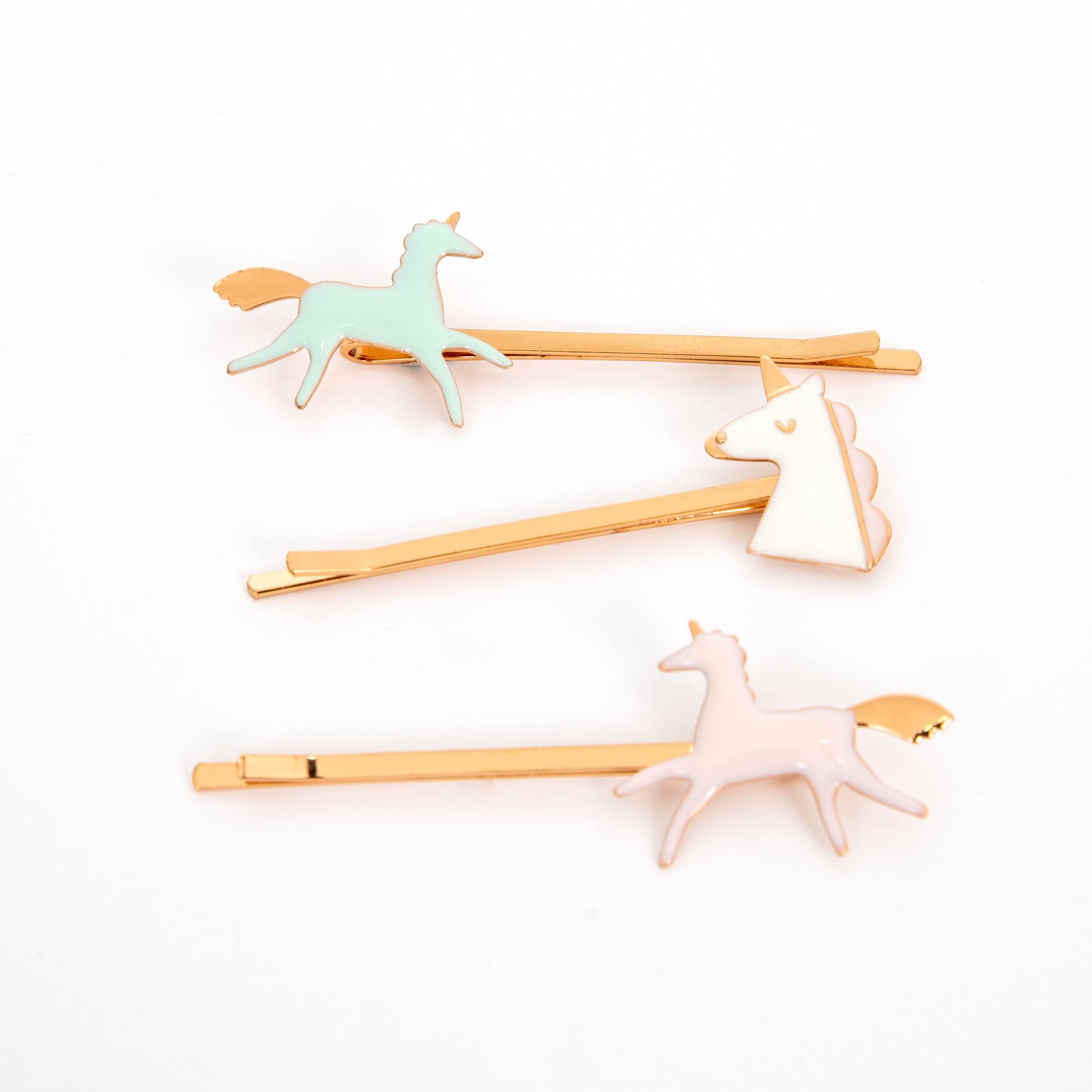Meri Meri Unicorn Enamel Hair Slides (Pack of 6) - Image 3