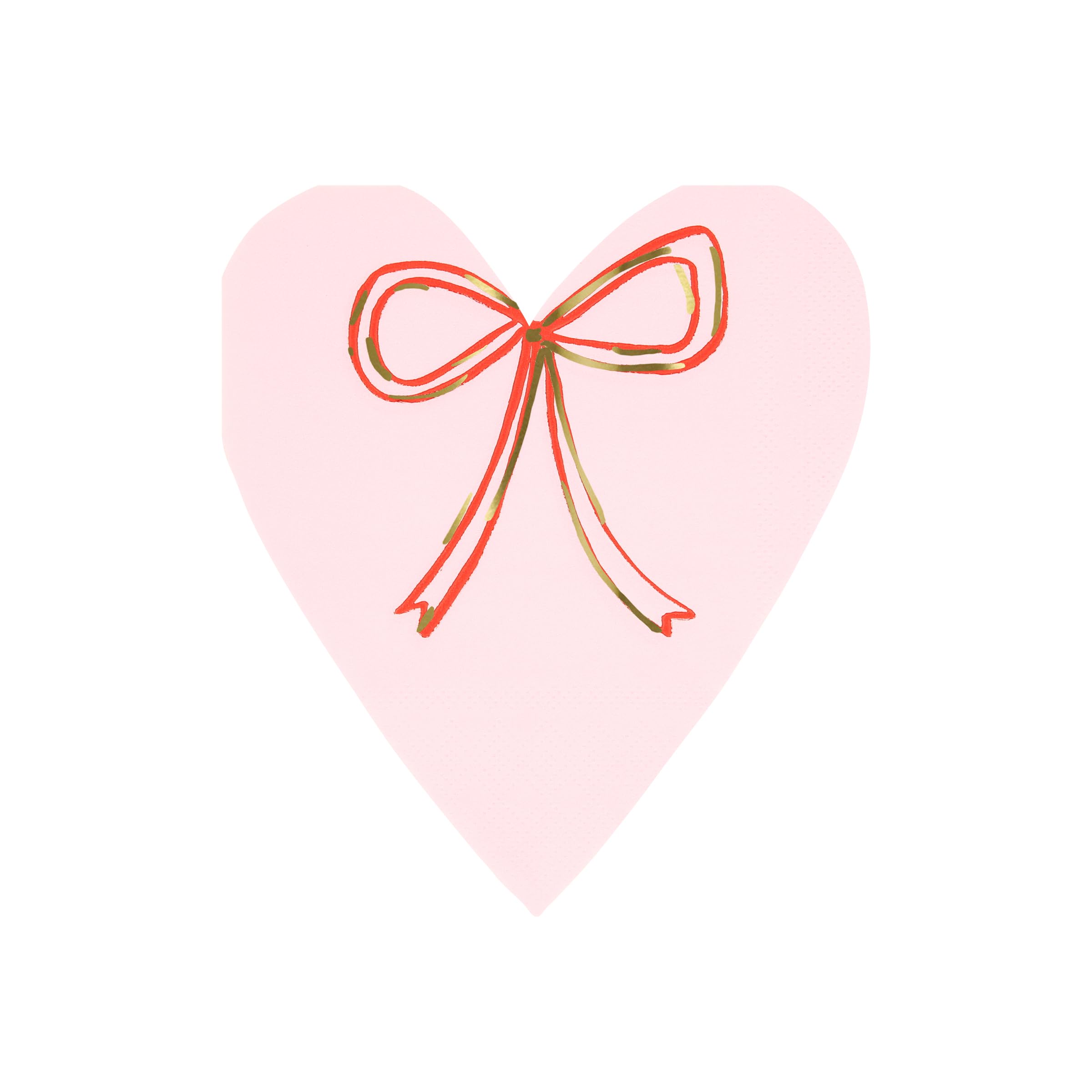 Meri Meri Valentine's Day Heart Napkins (Pack of 16), Disposable Paper Valentine's Day Napkins - Image 5