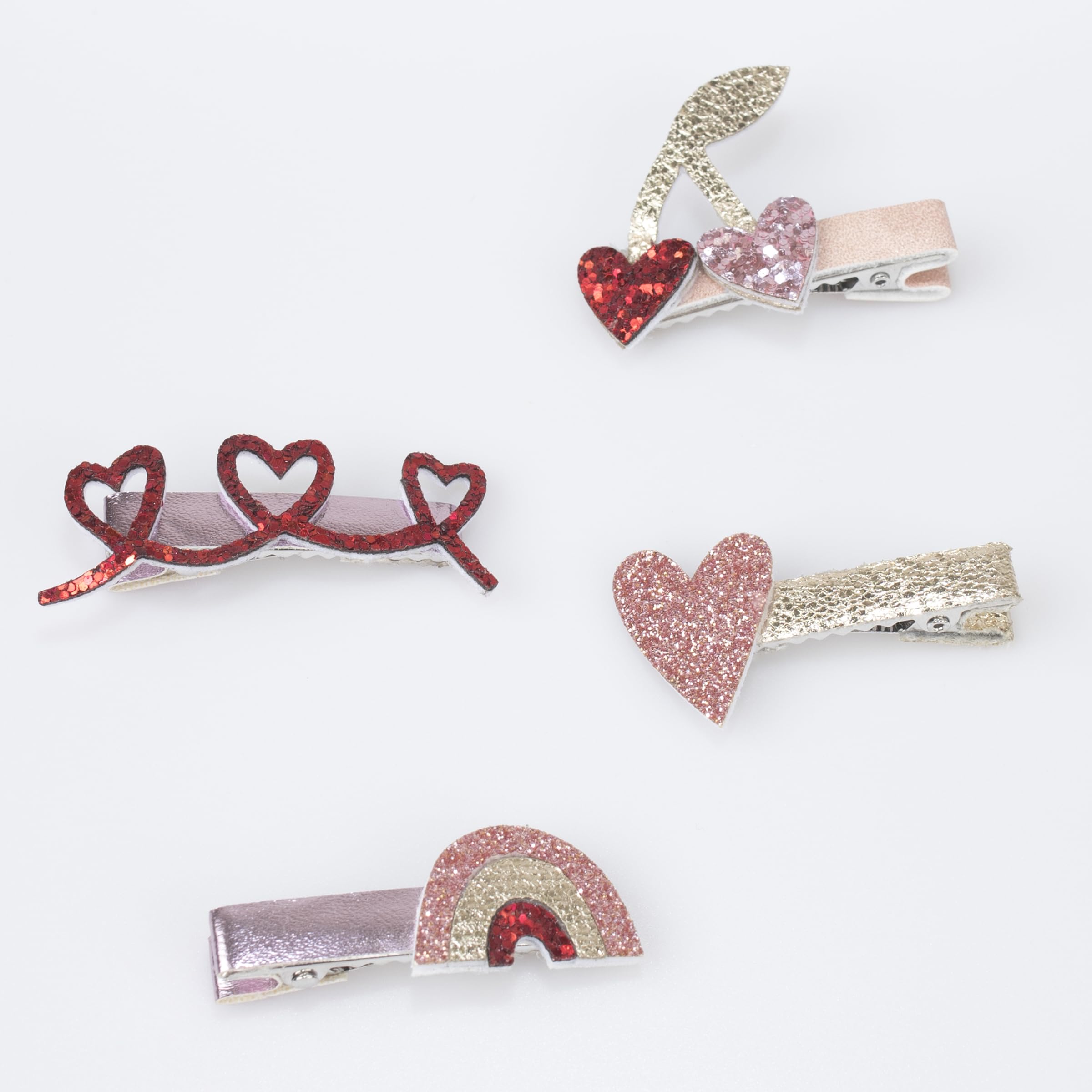 Meri Meri Valentine's Hair Clips (Pack of 8) - Image 4