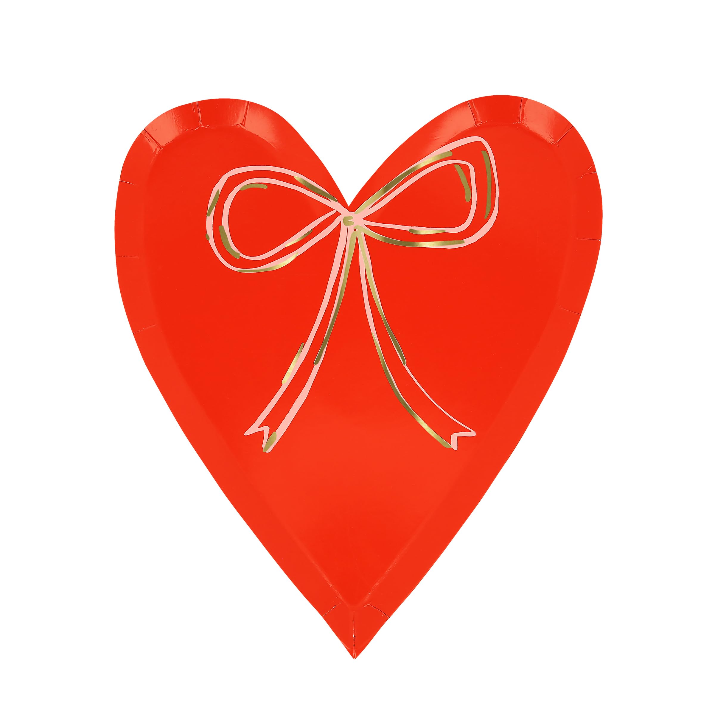 Meri Meri Valentines Plates, Pack of 8 Disposable Heart Shaped Plates, Festive Valentines Day Decorations - Image 5