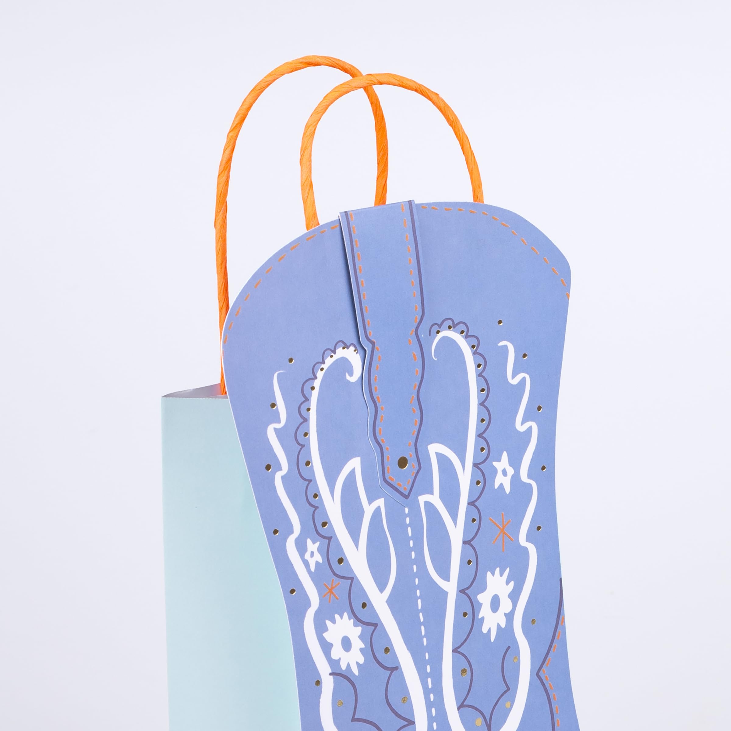 Meri Meri Western Paper Party Bags (Pack of 8), Party Favor Bags, 3D Embellishments, For Kids & Adults, 8 Colors - Image 5